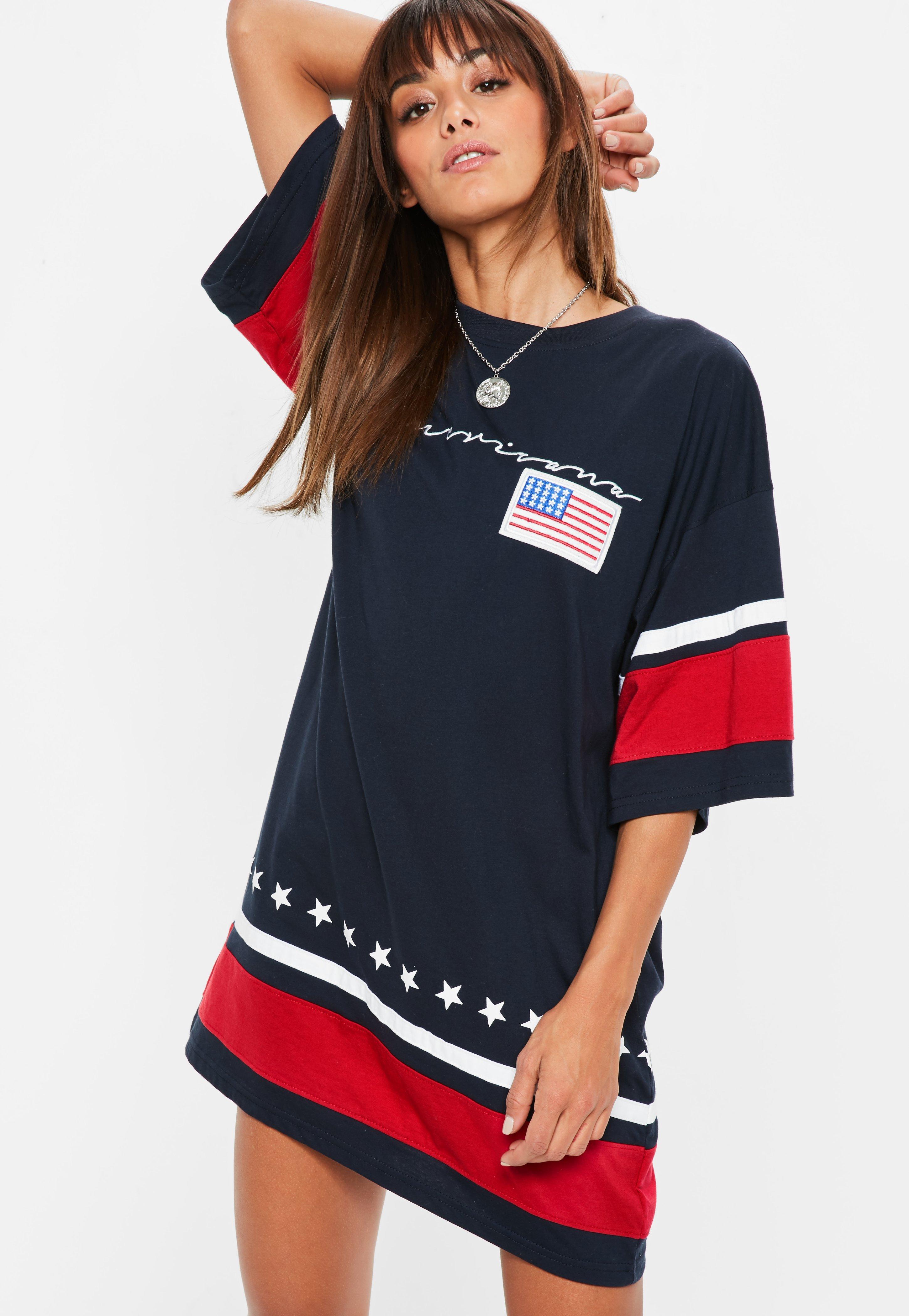 oversized slogan t shirt dress