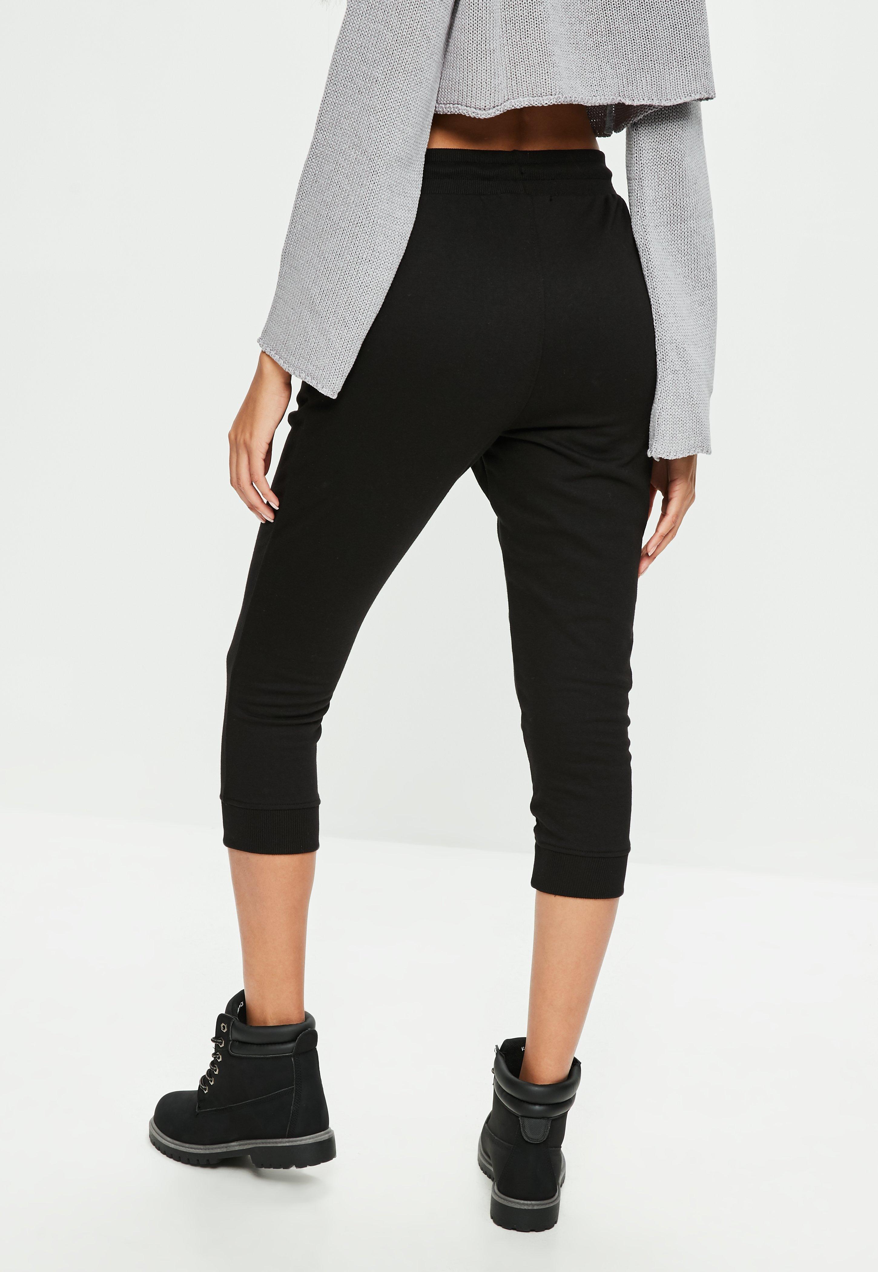 cuffed cropped joggers