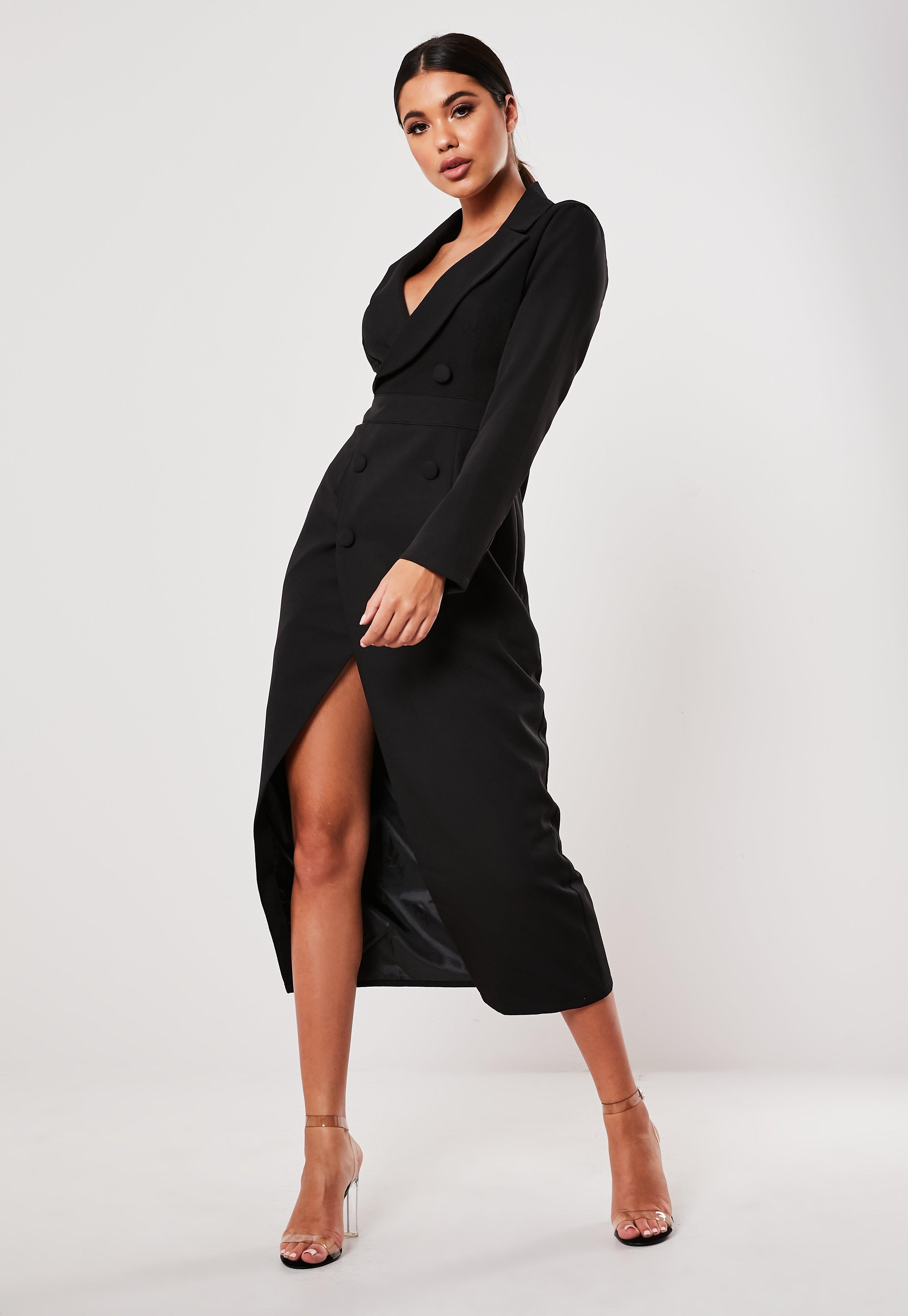 midi blazer dress