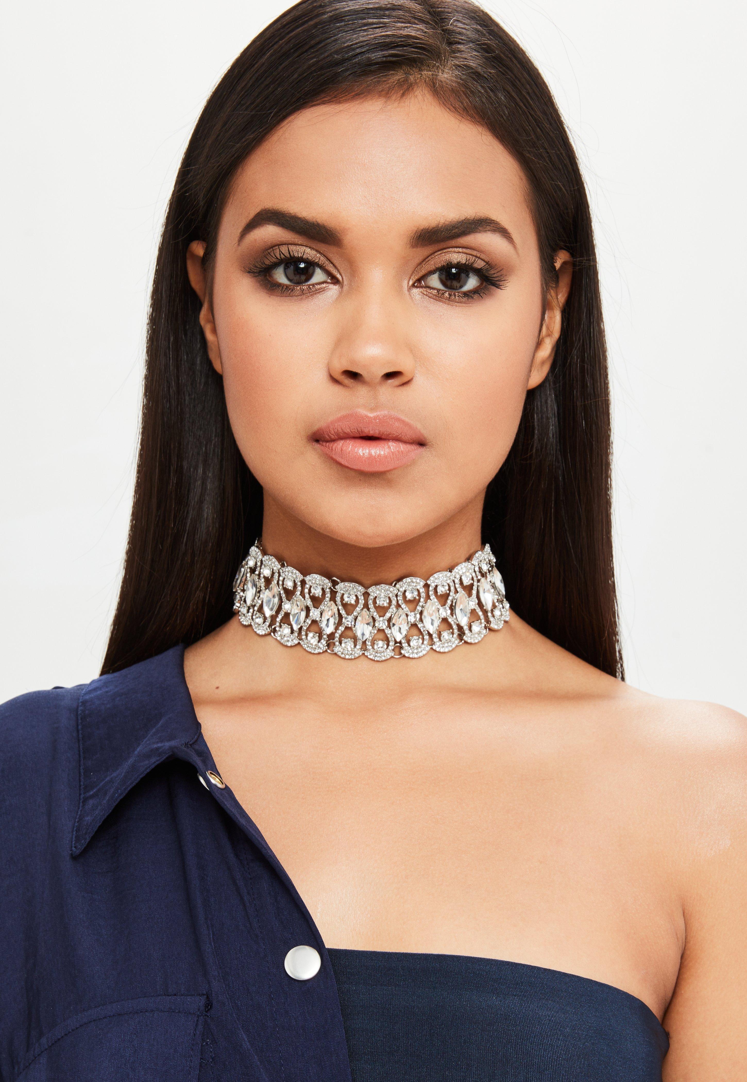 Thick Diamante Choker 2025