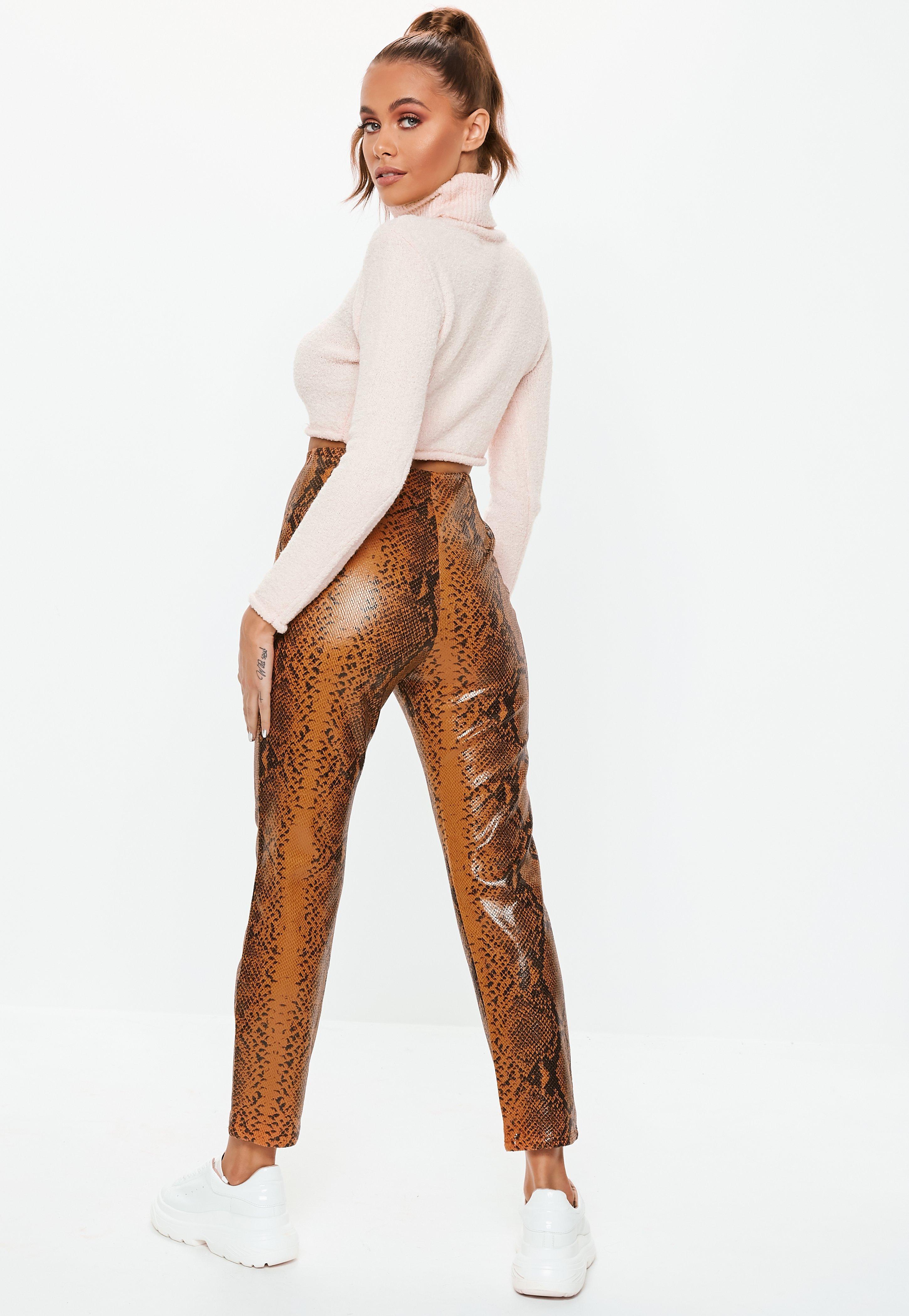 snakeskin pants