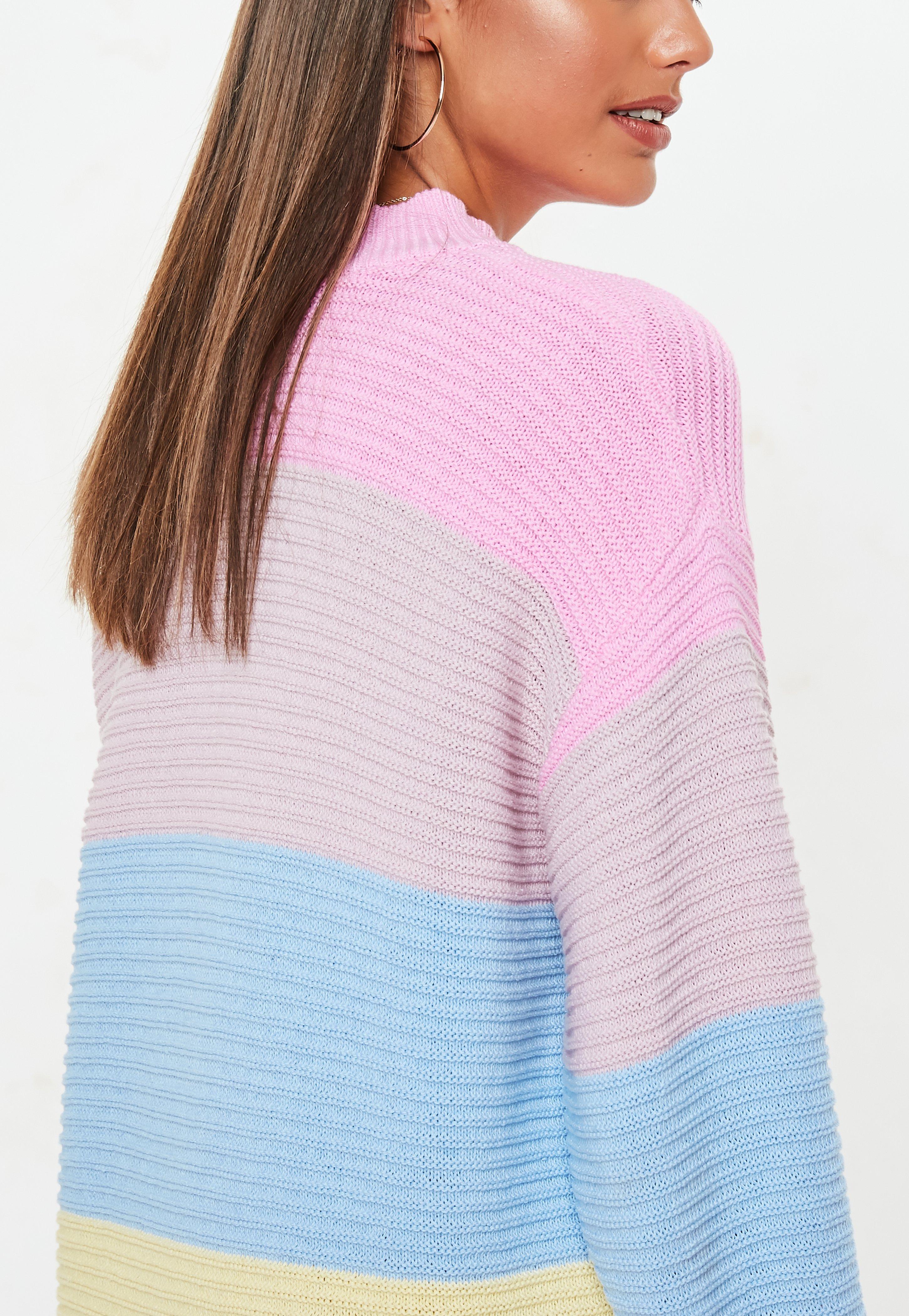colour block jumper dress