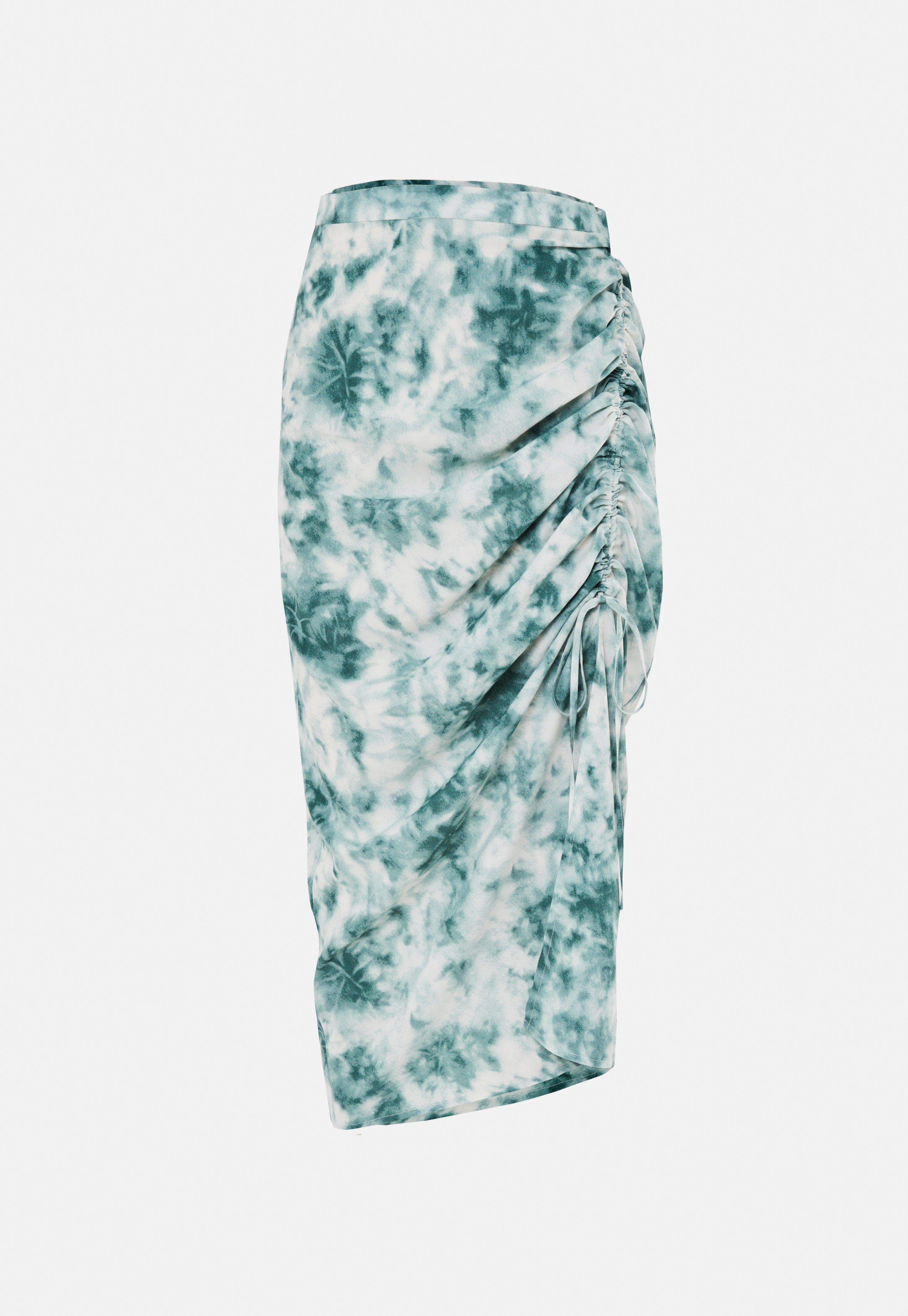 Tie dye ruched skirt Clearance