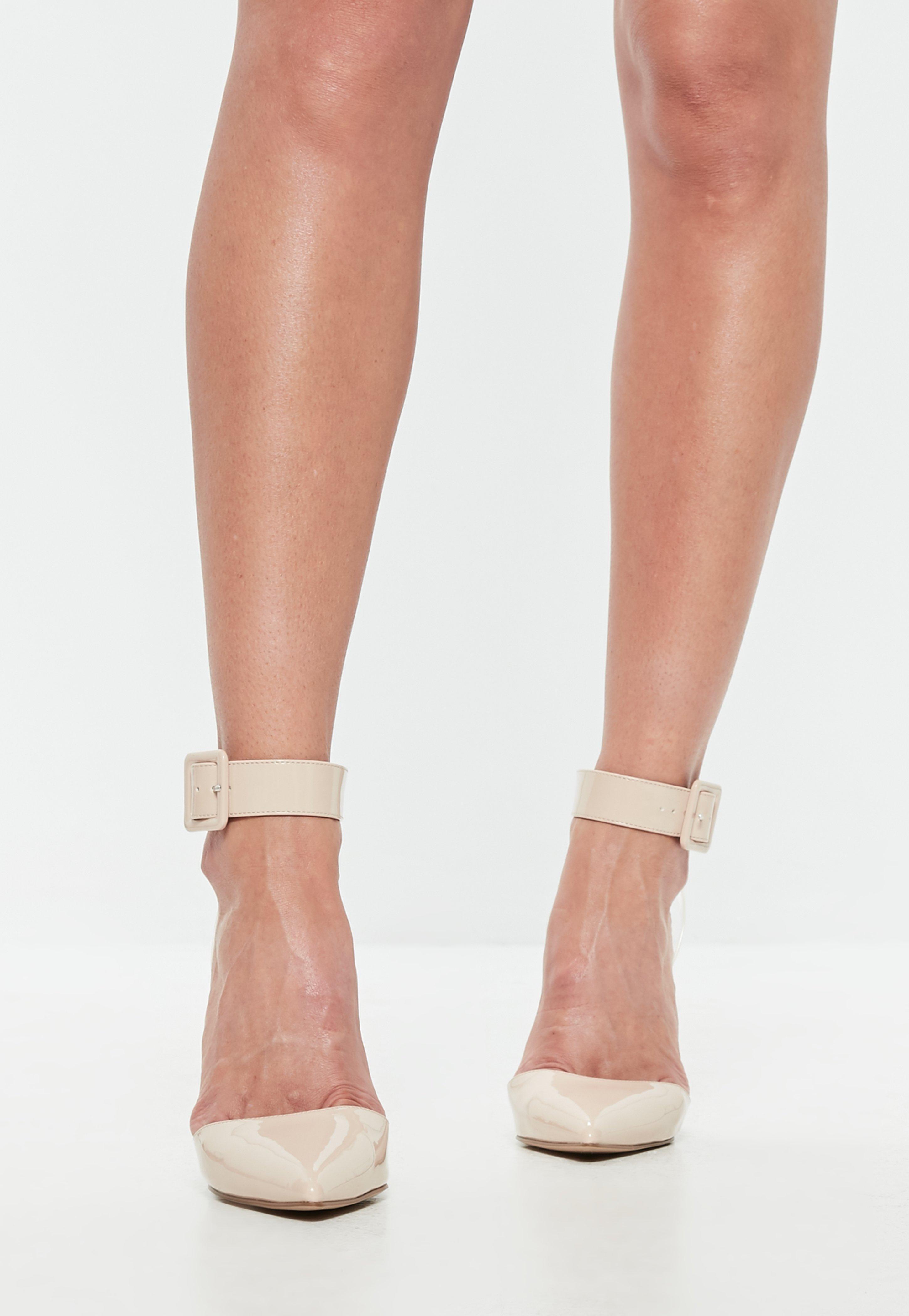 Missguided Nude Studded Gladiator Sandals in Natural - Lyst