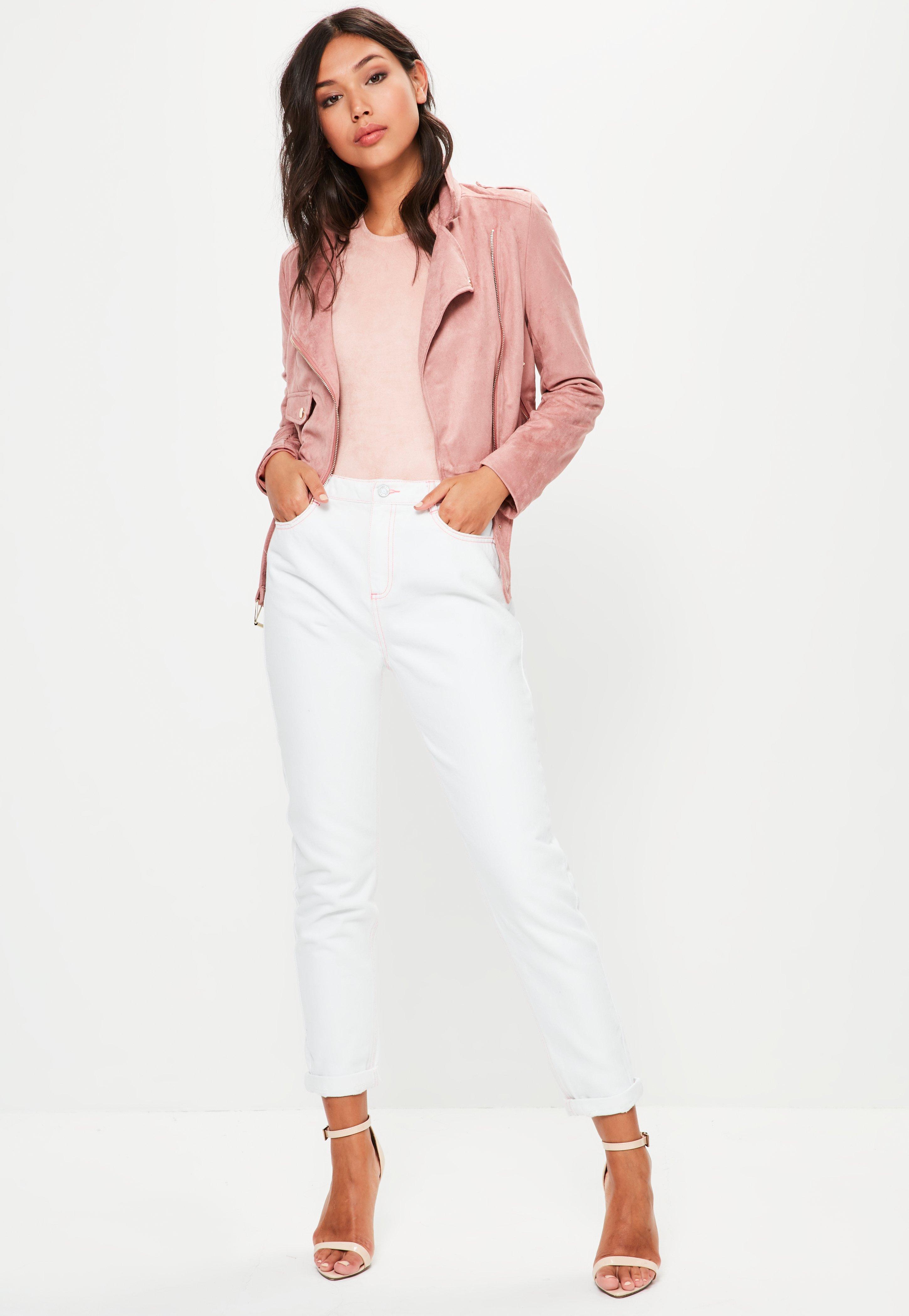 missguided white jeans