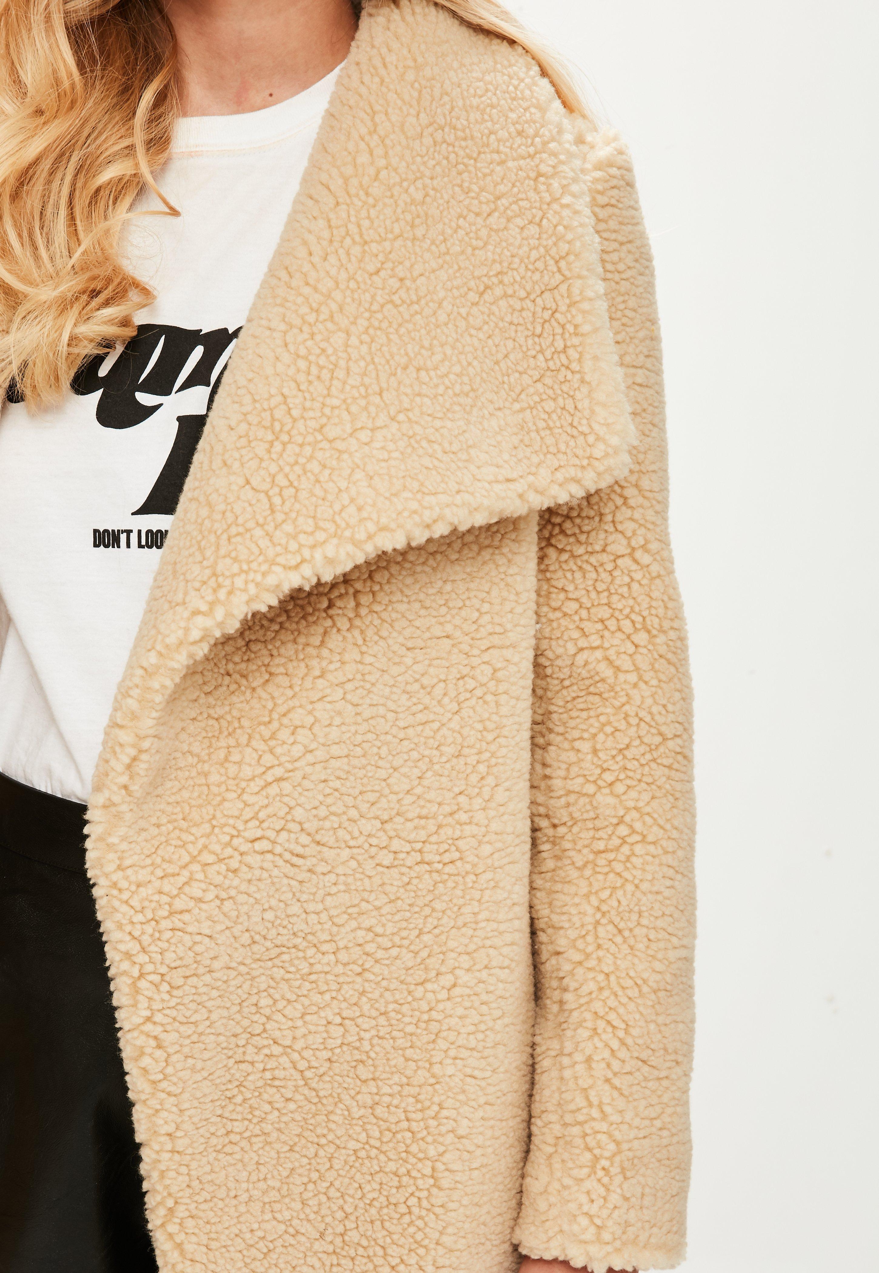 cream waterfall jacket