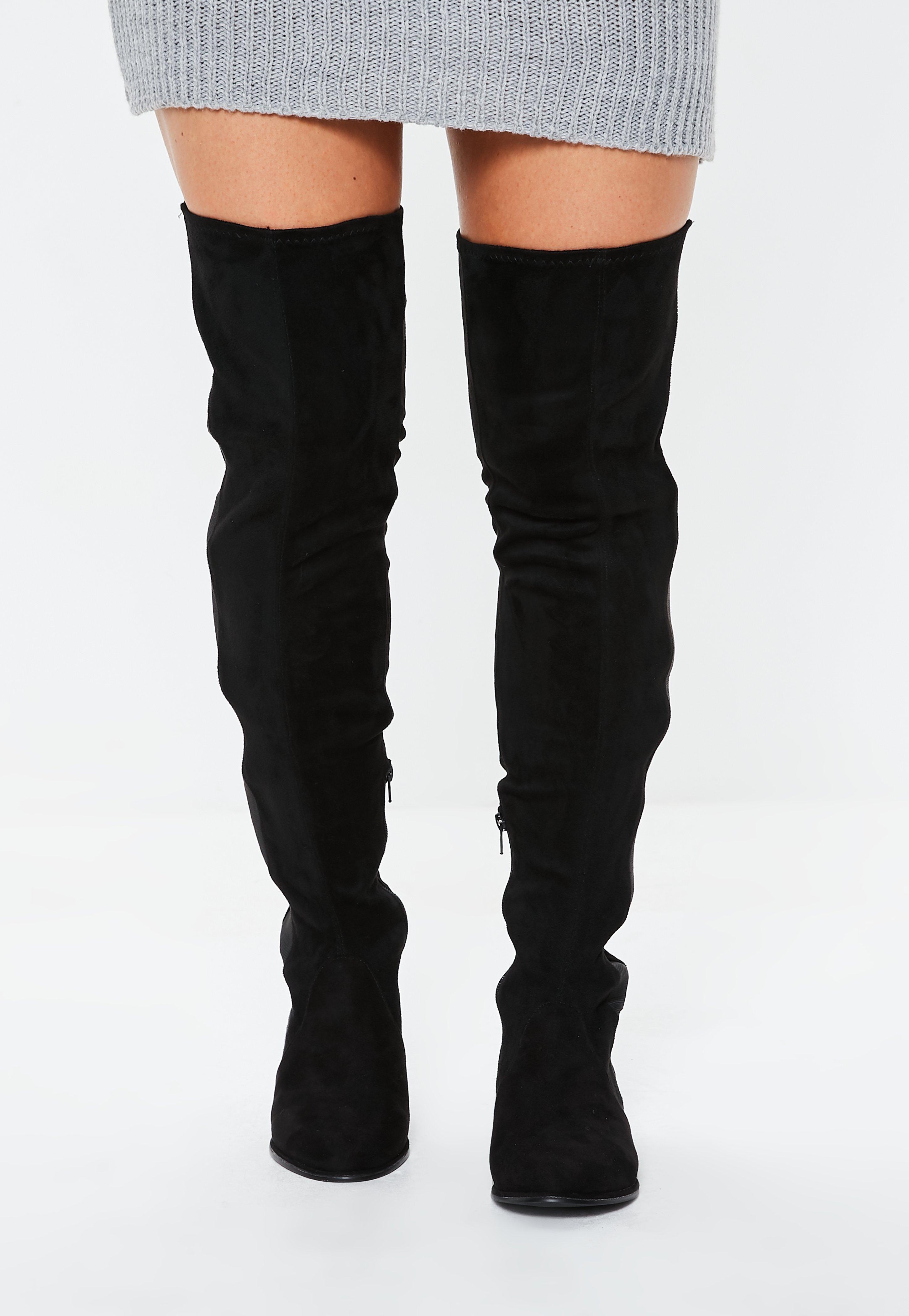 over the knee chelsea boots