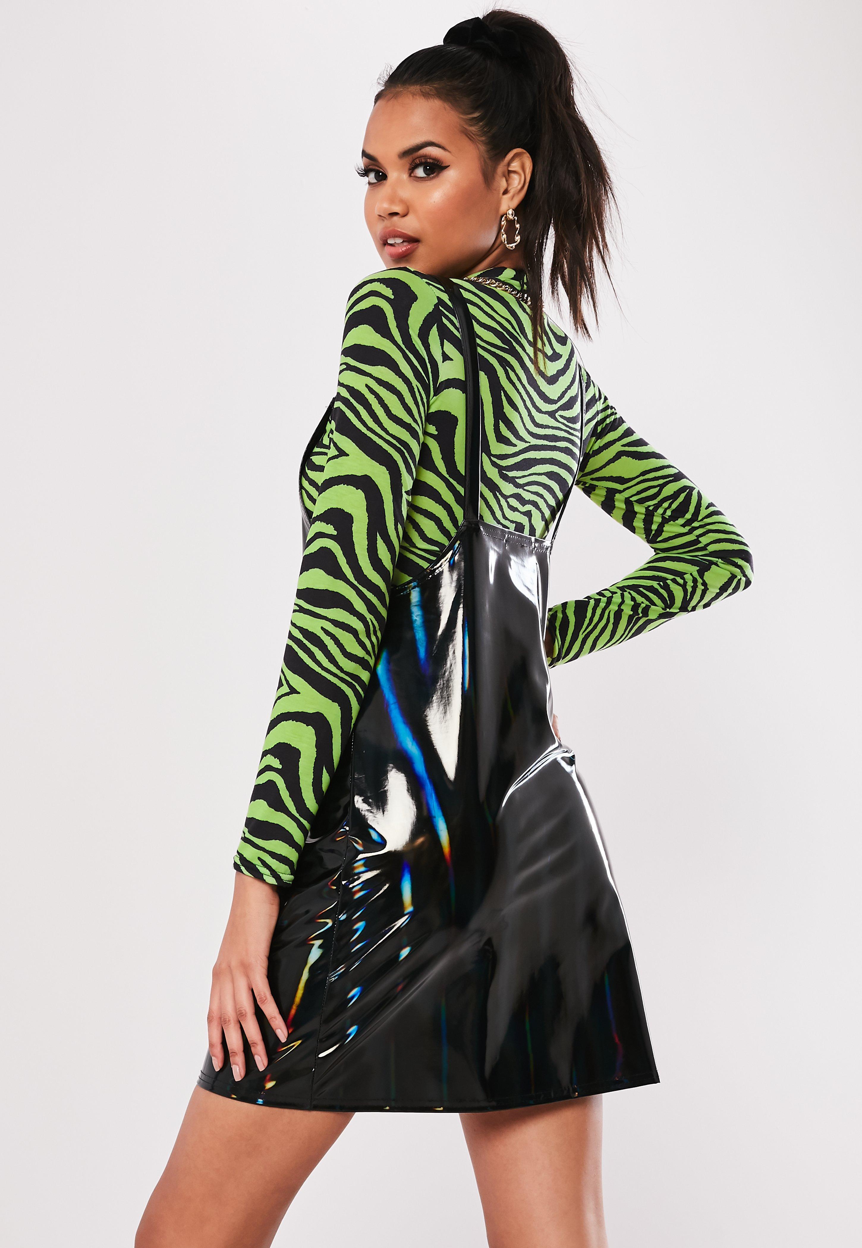 vinyl pinafore