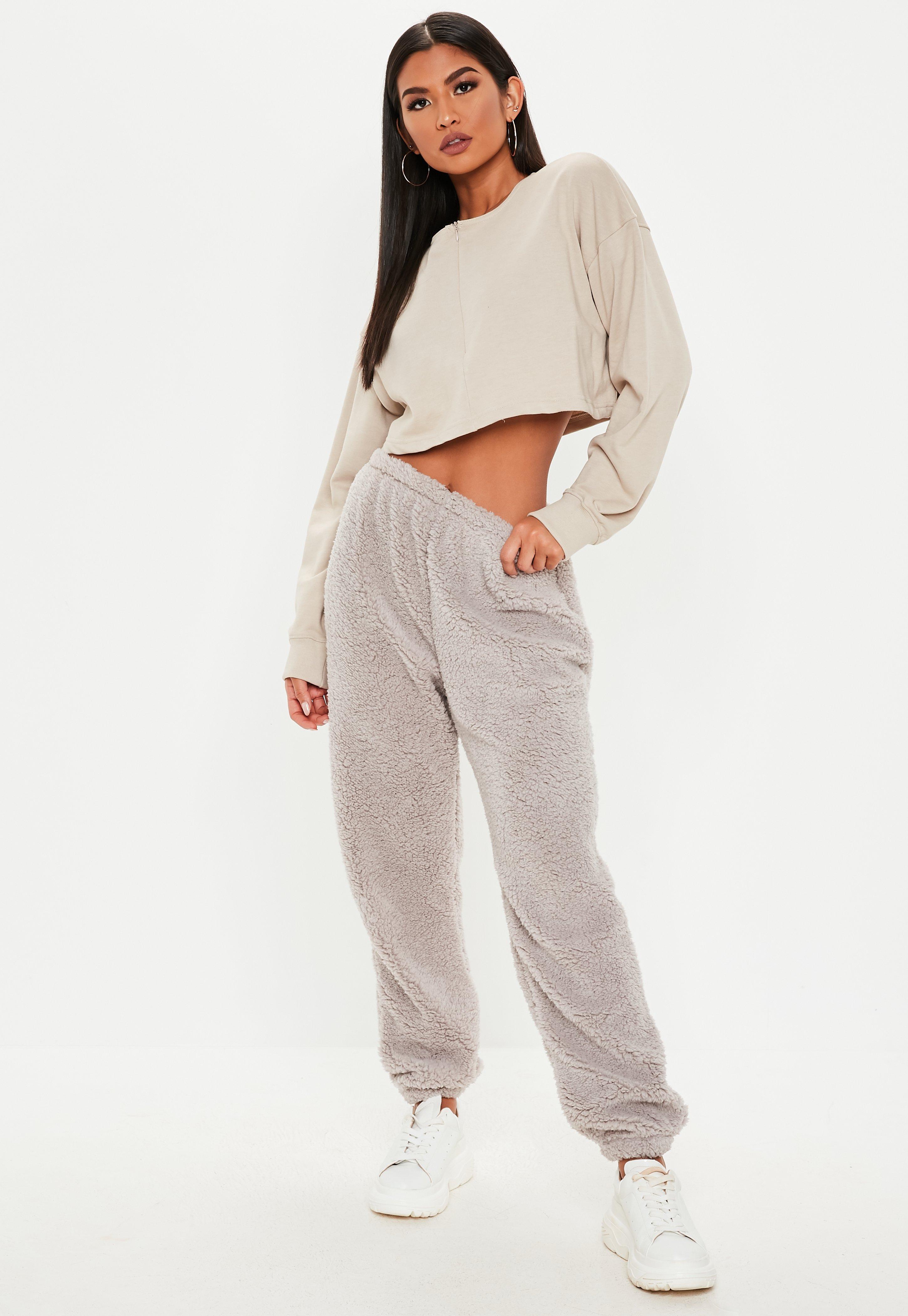 Teddy joggers womens Clearance