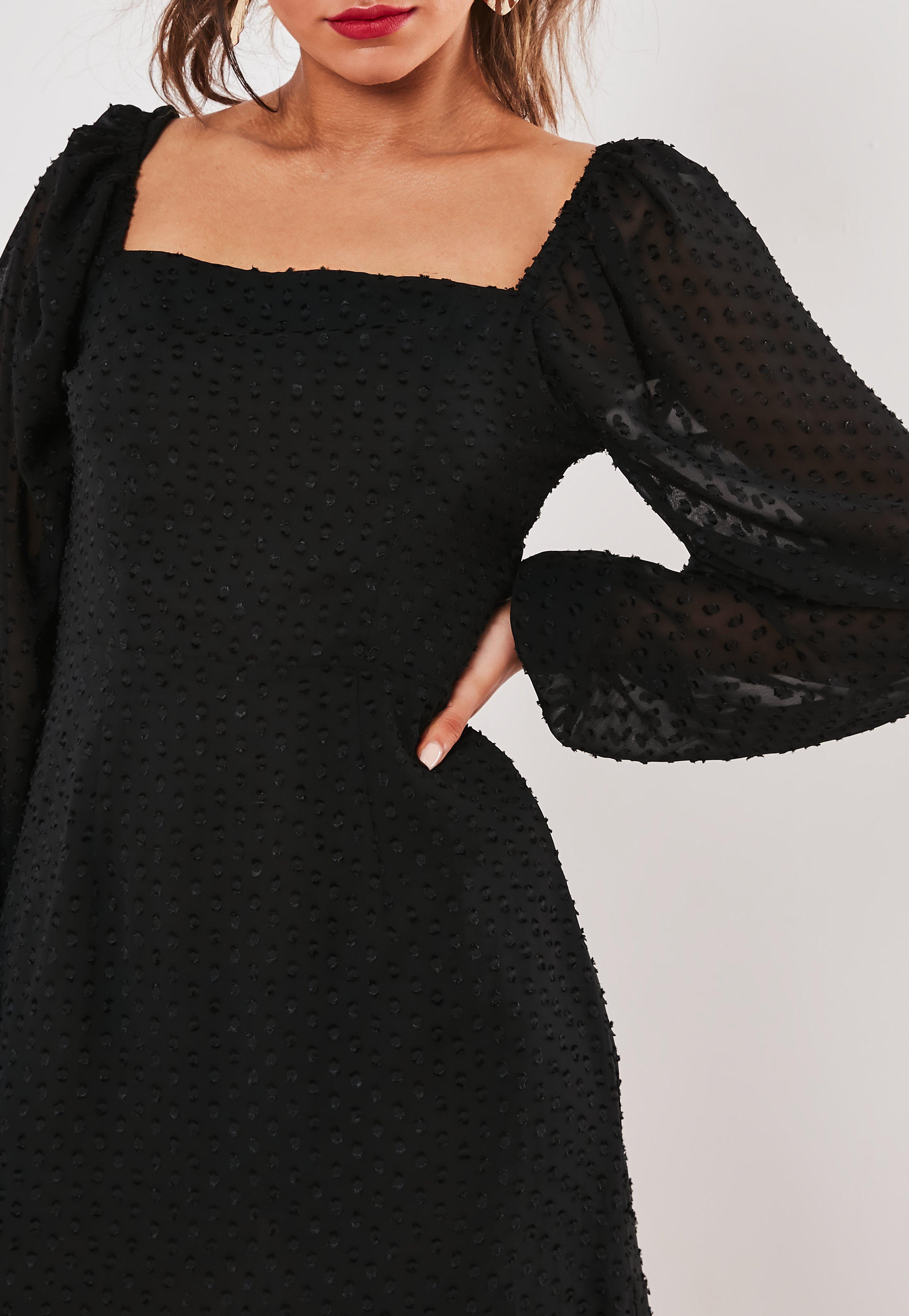 Missguided dobby milkmaid dress 2025