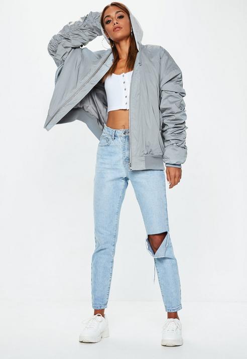 missguided reflective jacket