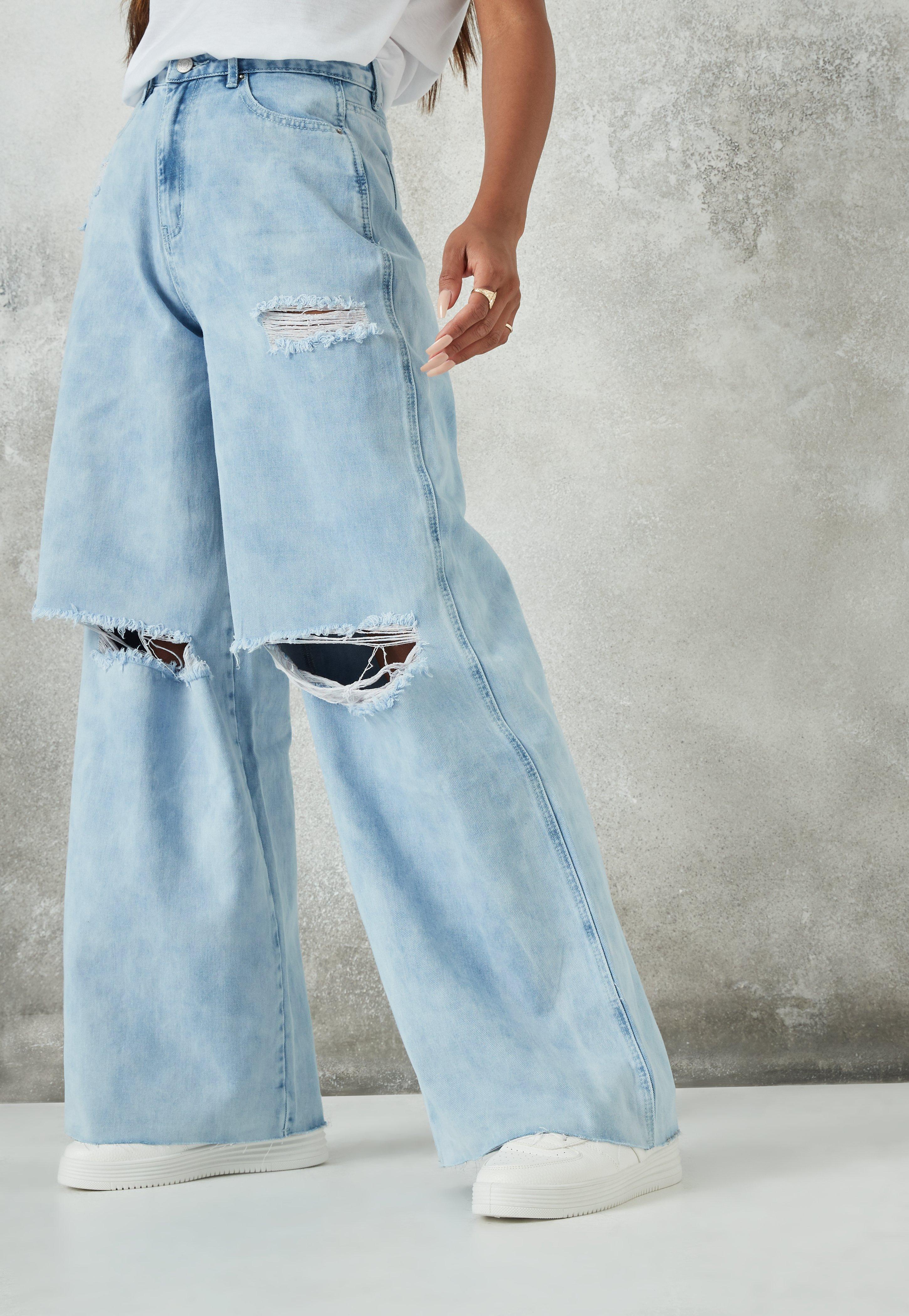 light blue boyfriend jeans