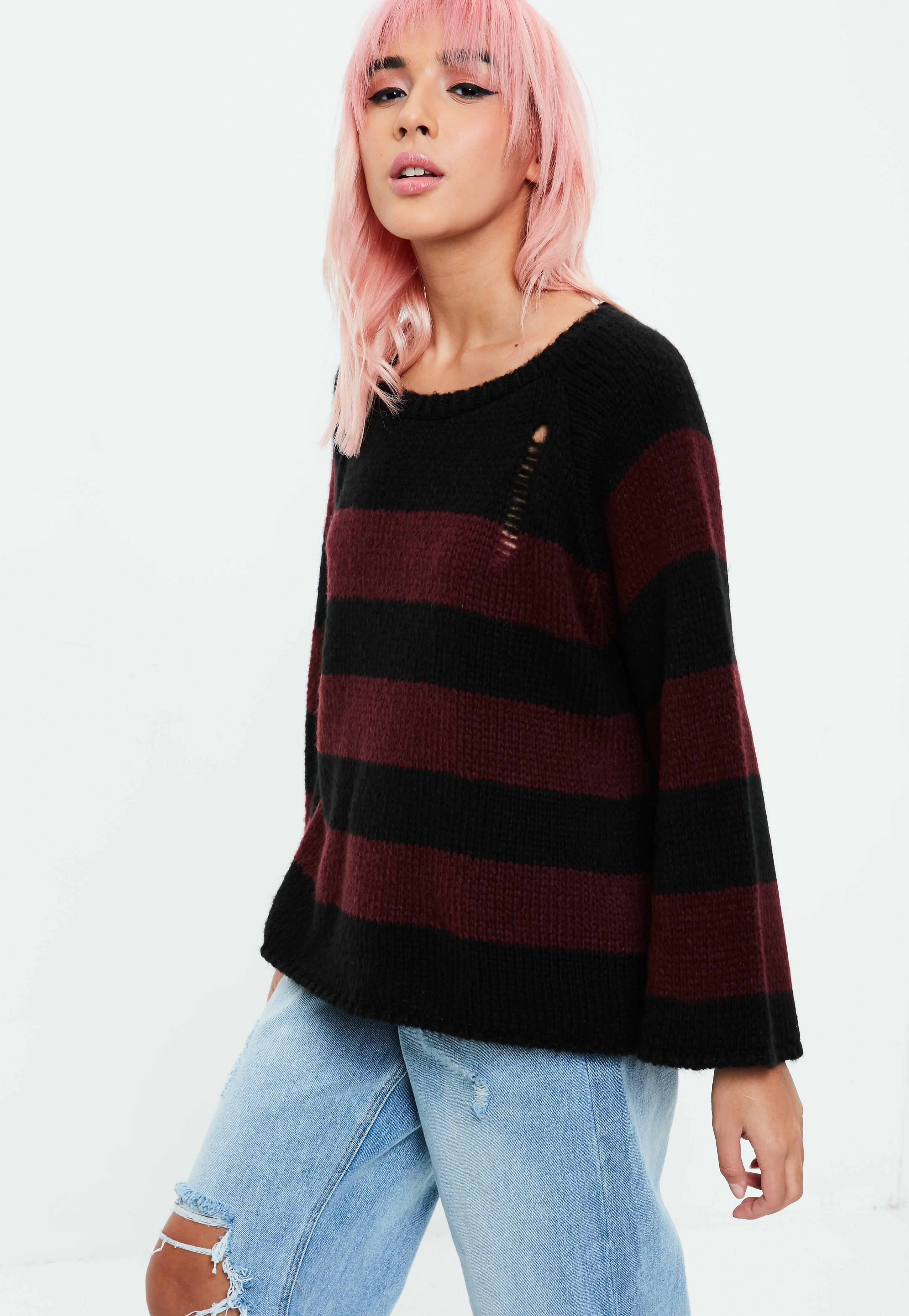 Grunge knit sweater Clearance