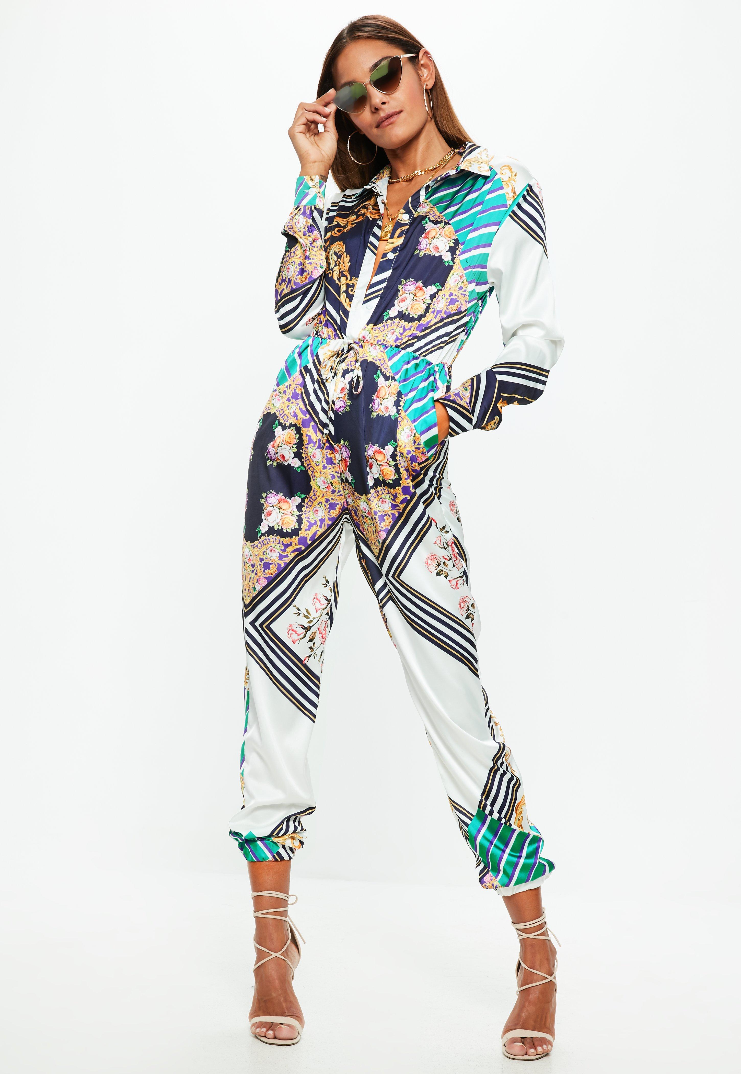 long sleeve utility jumpsuit