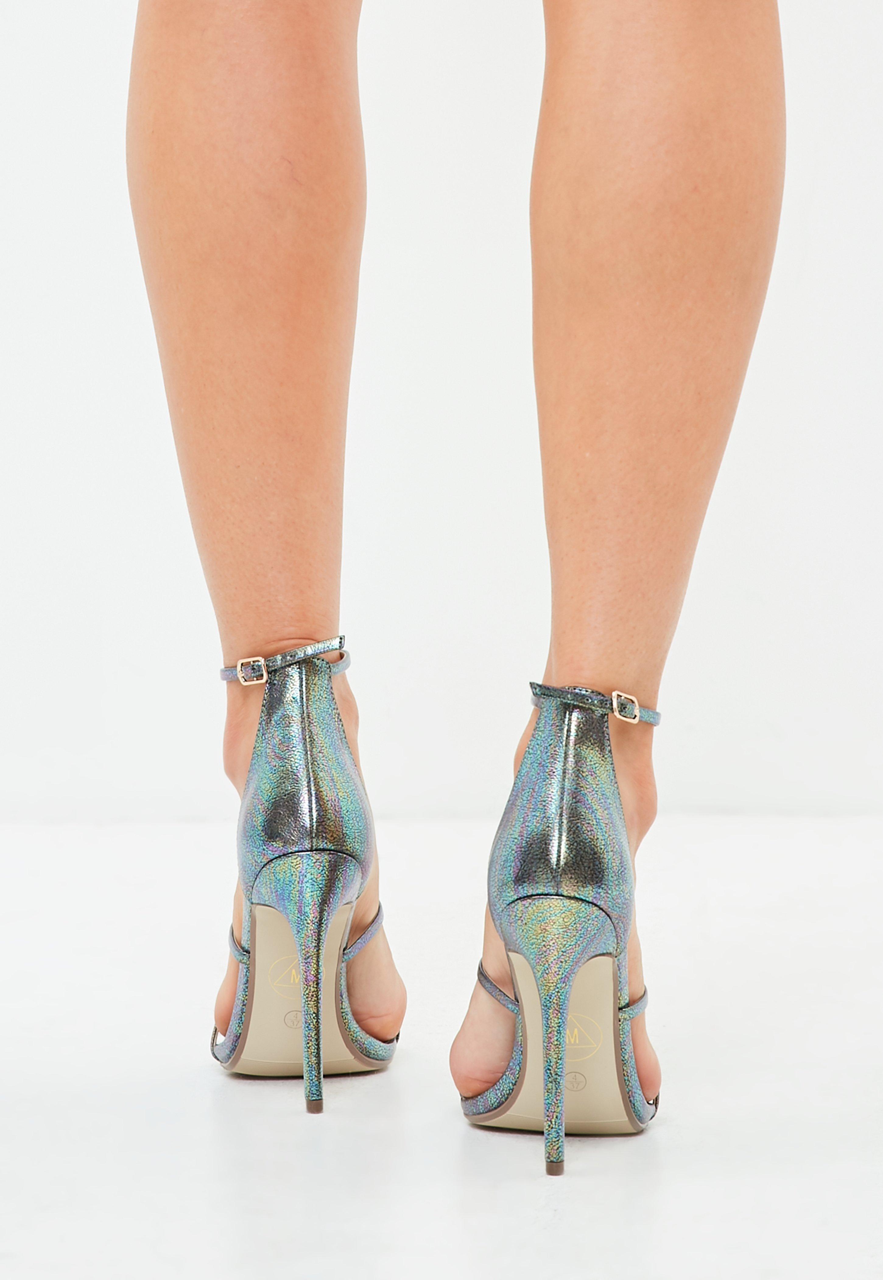 metallic green heels