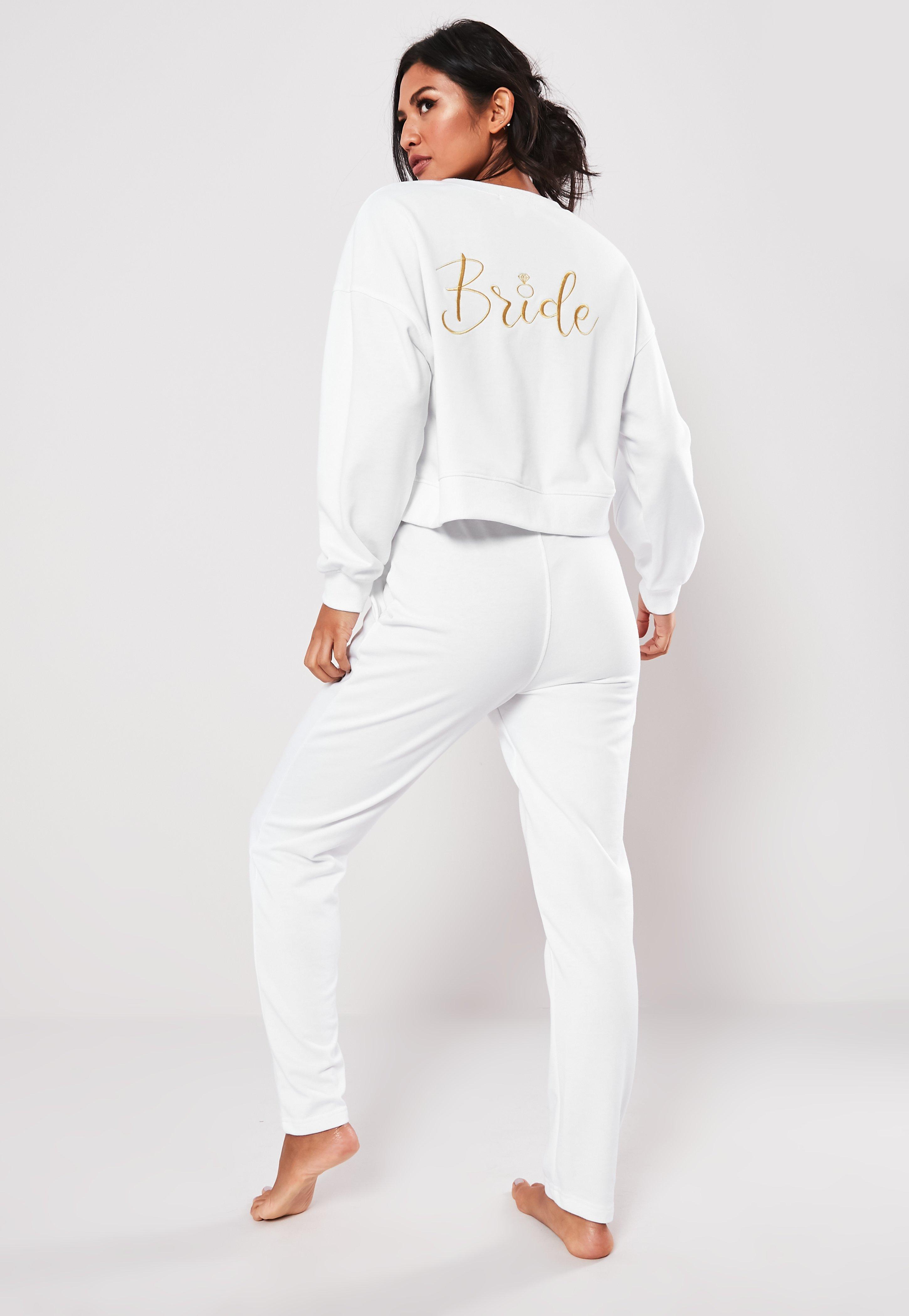 bride jogger set