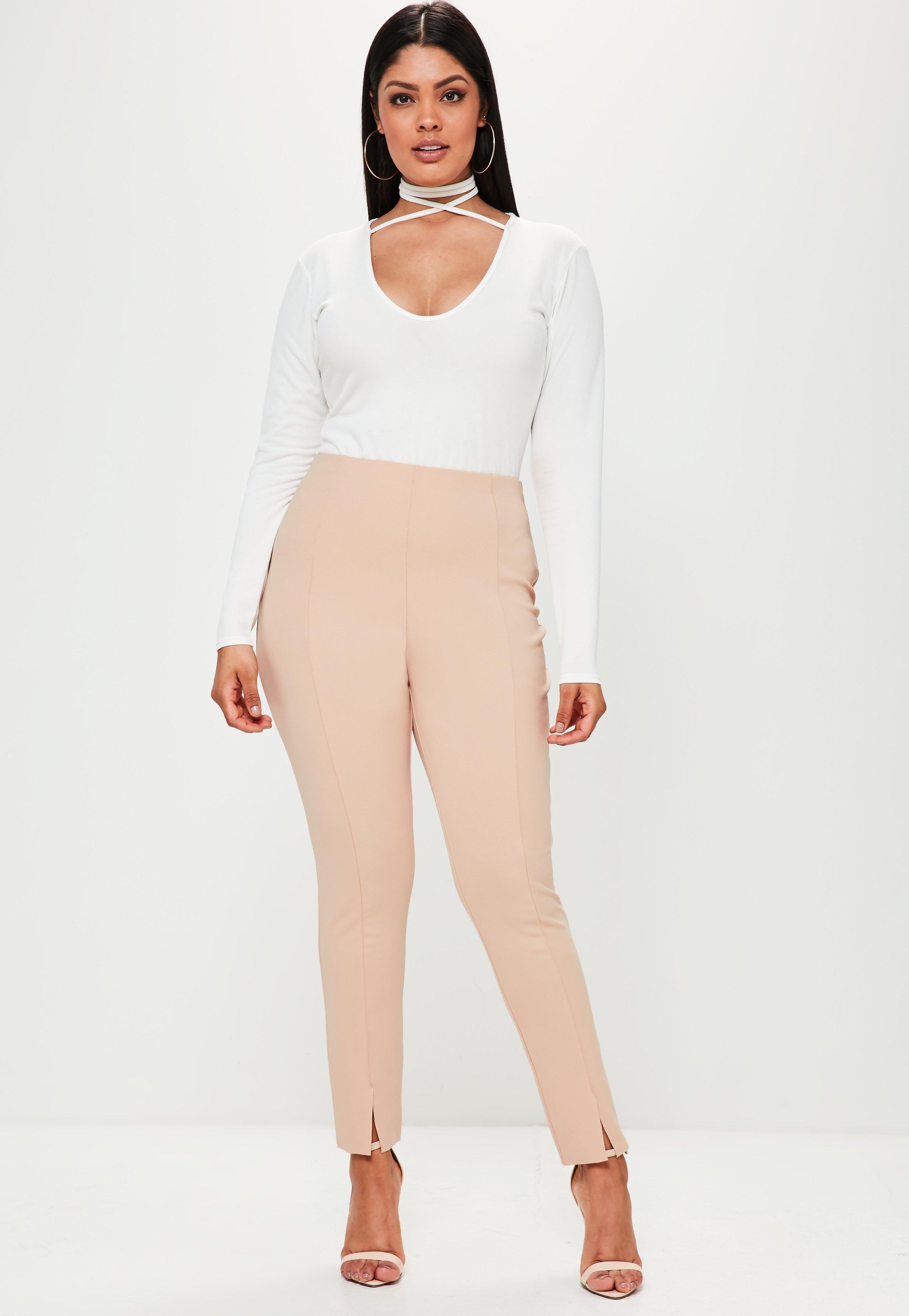 missguided skinny fit cigarette pants