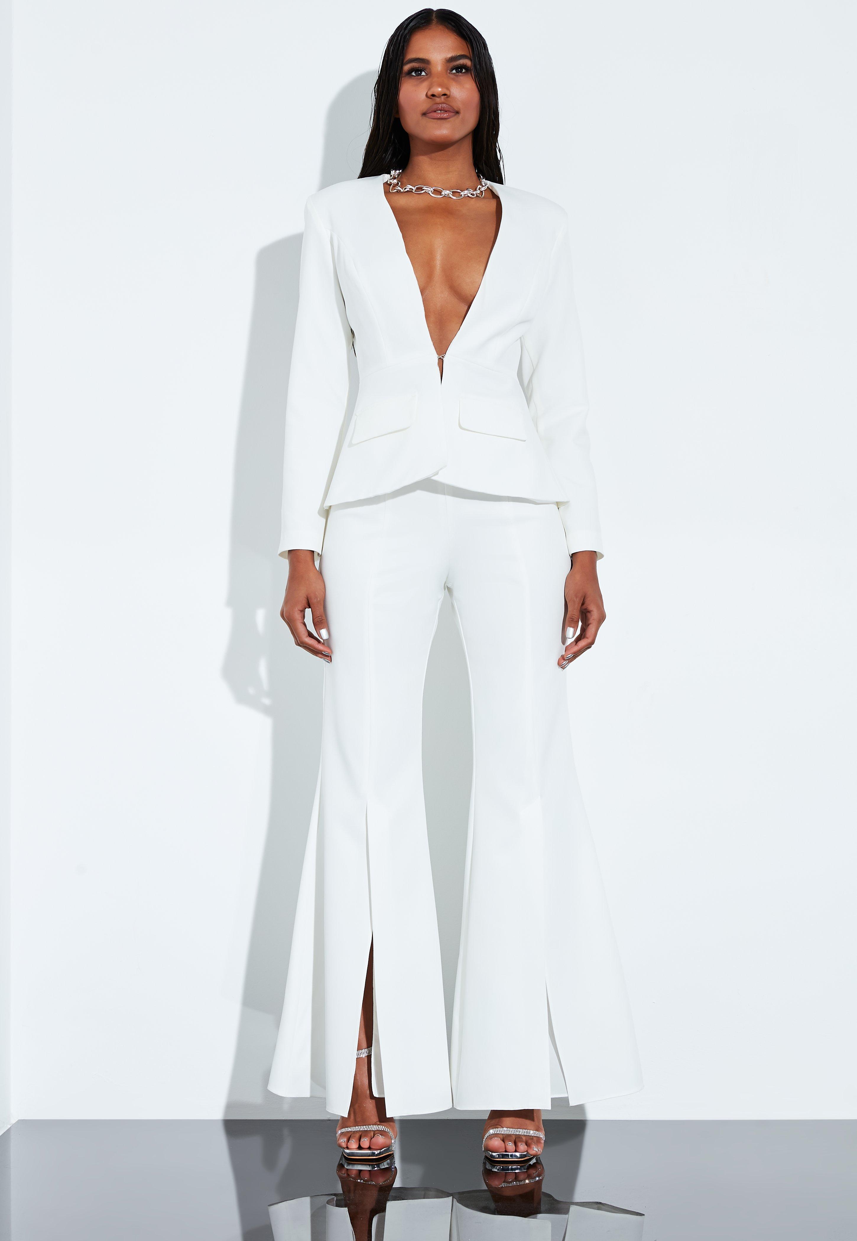 white split trousers