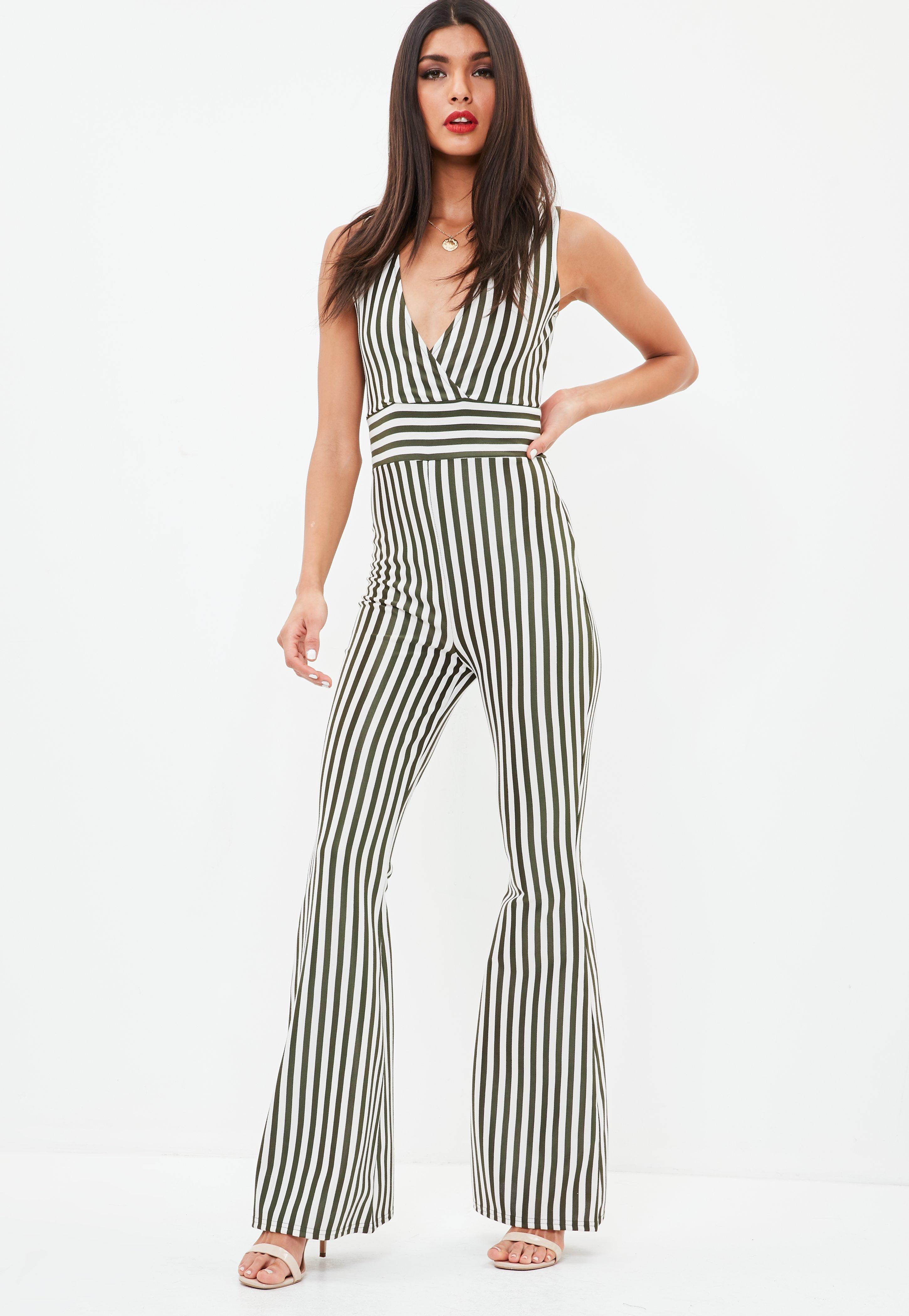 kick flare jumpsuit