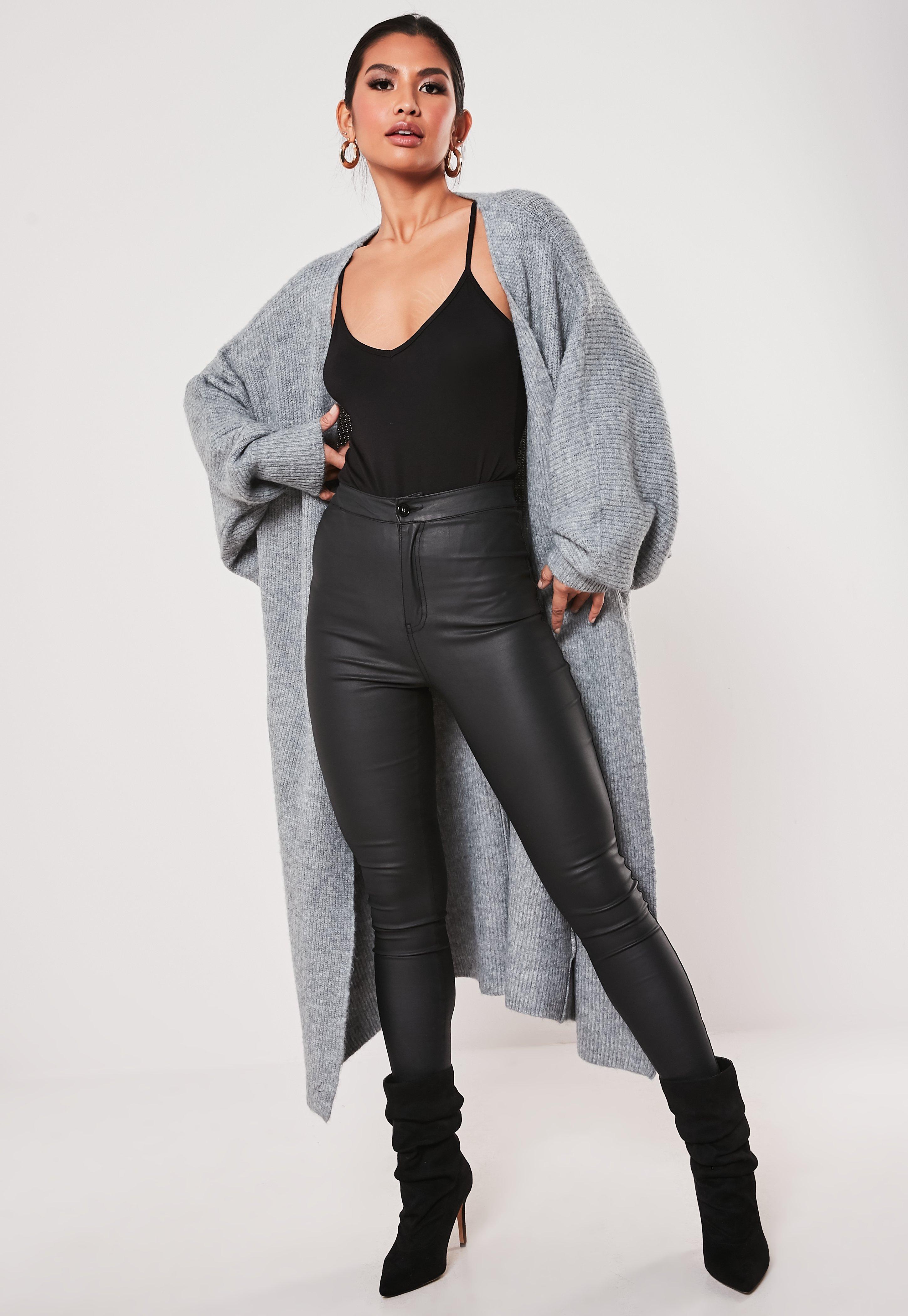 missguided batwing cardigan