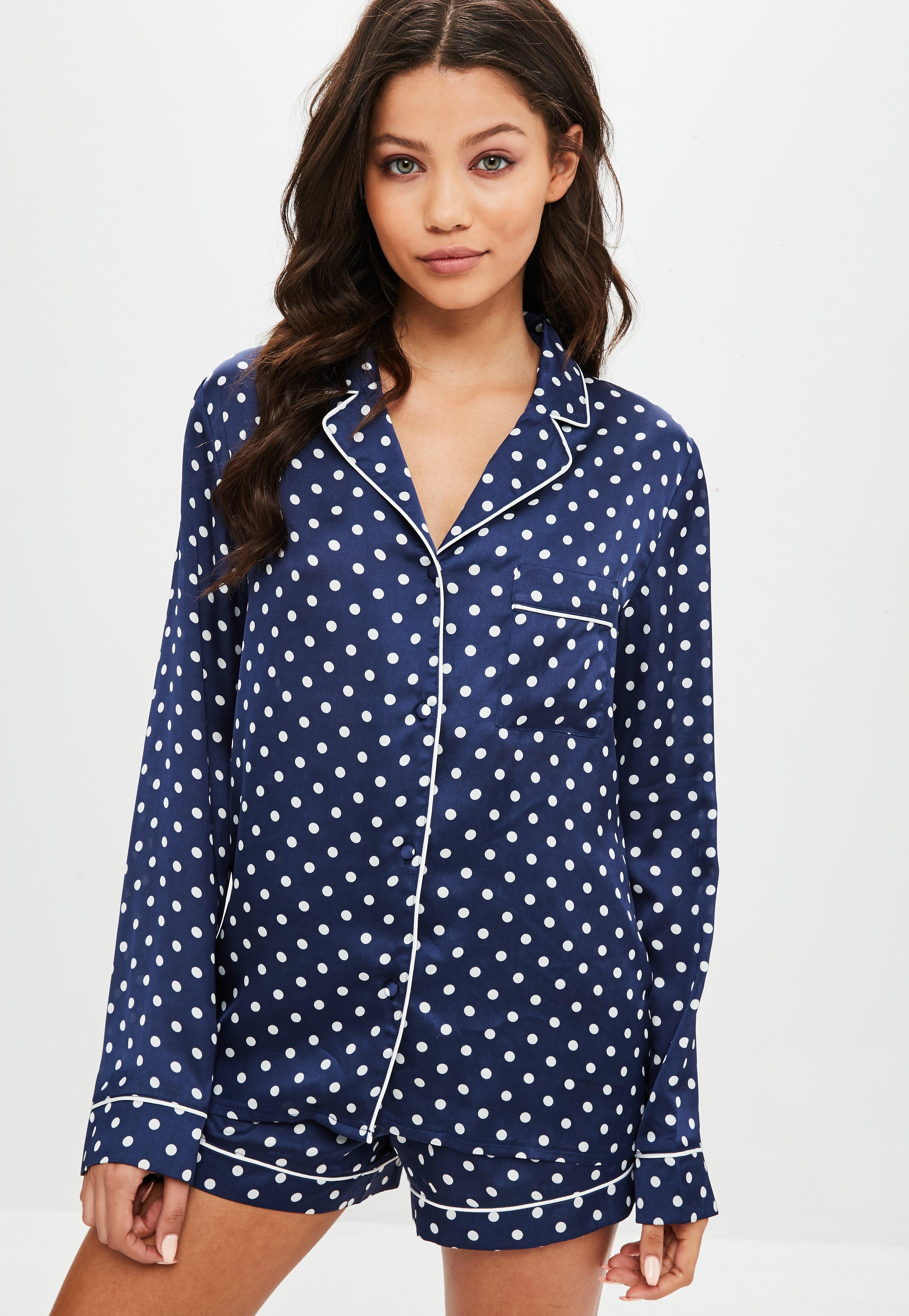 polka dot pyjamas