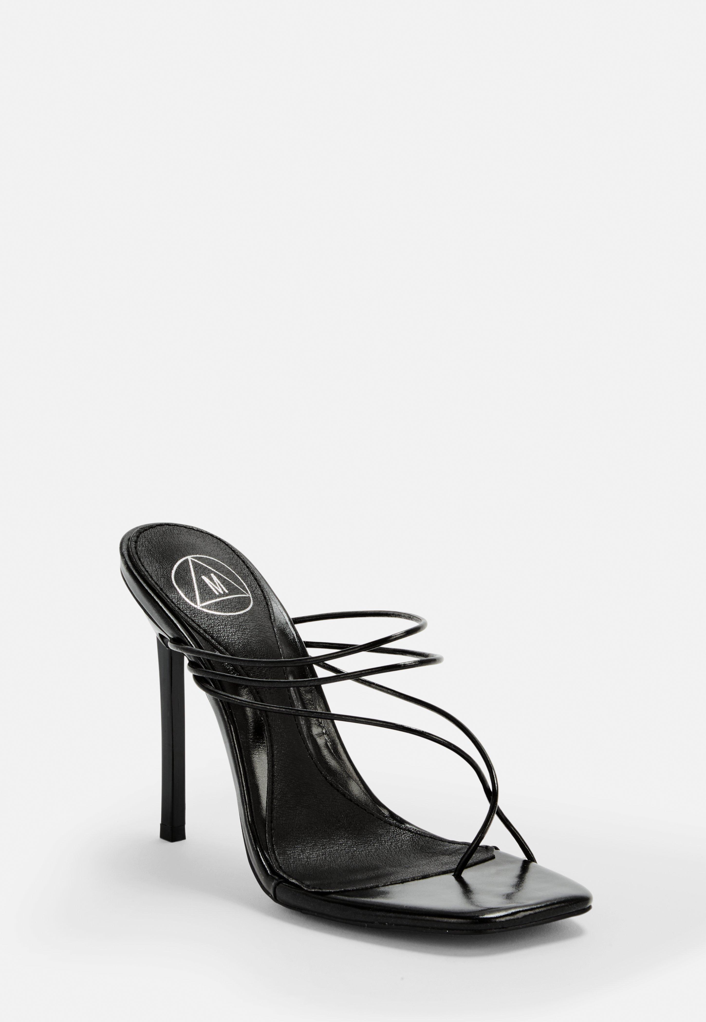 black toe post mules