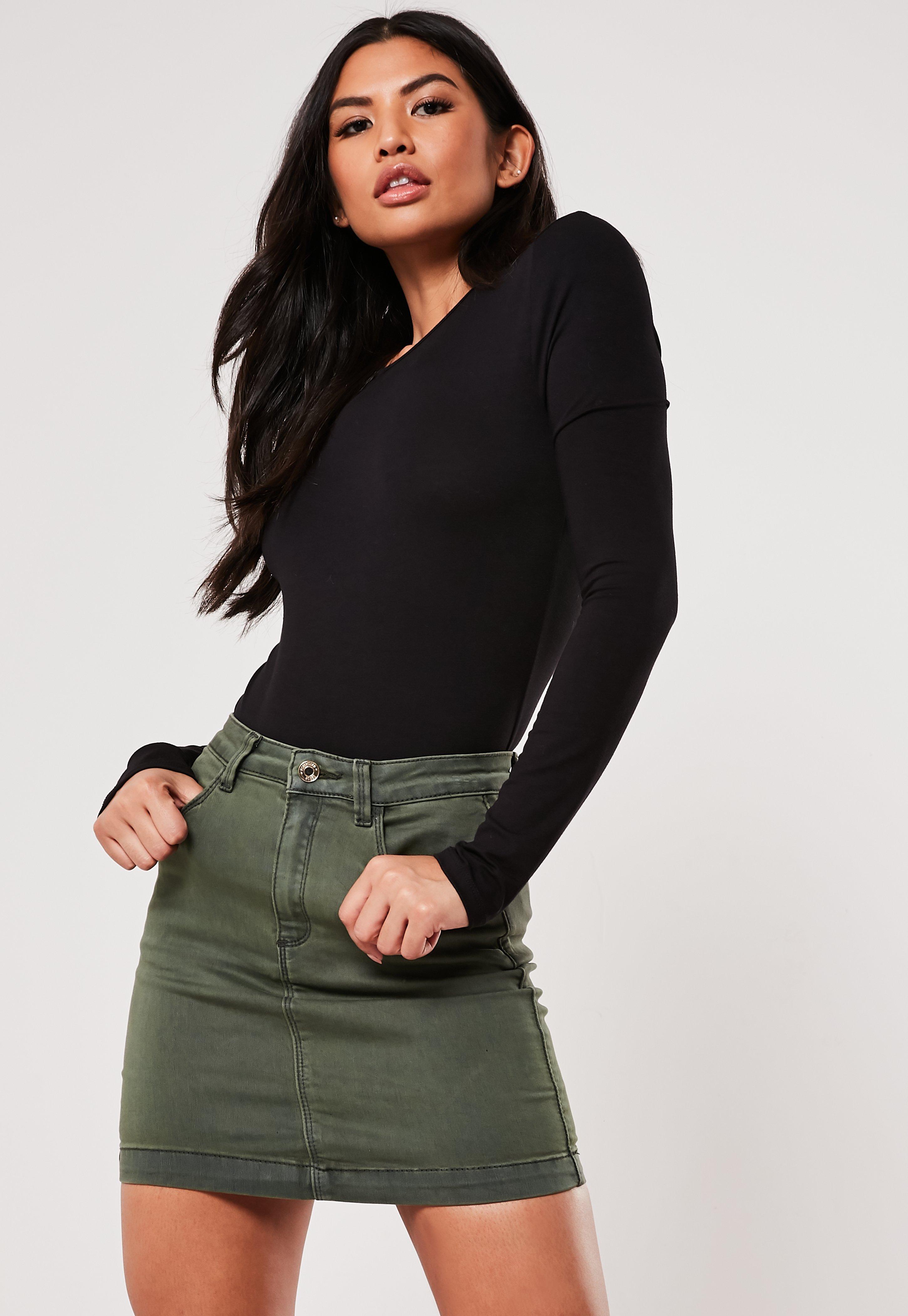 missguided super stretch skirt