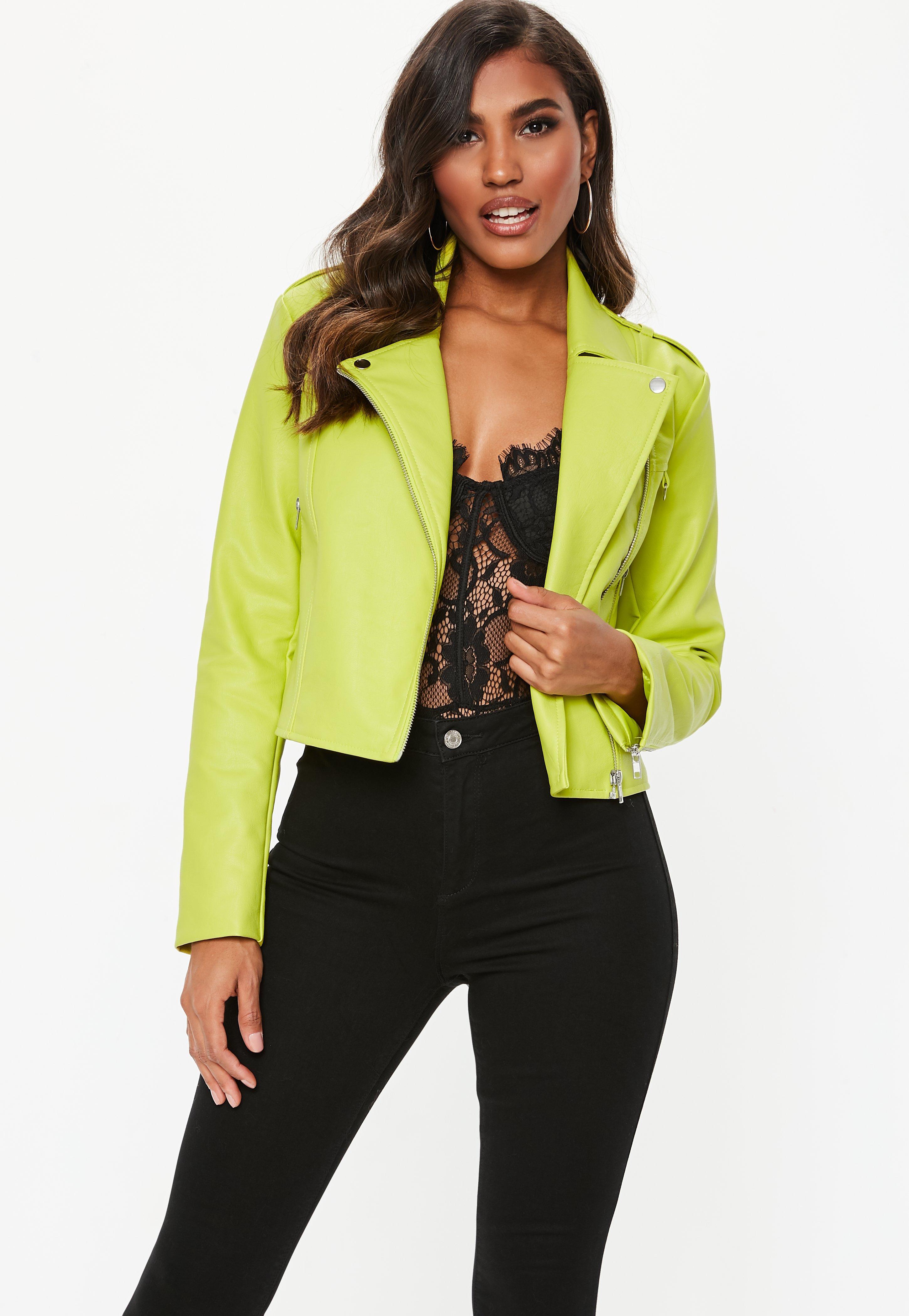 neon green leather jacket, Off 66%, www.scrimaglio.com