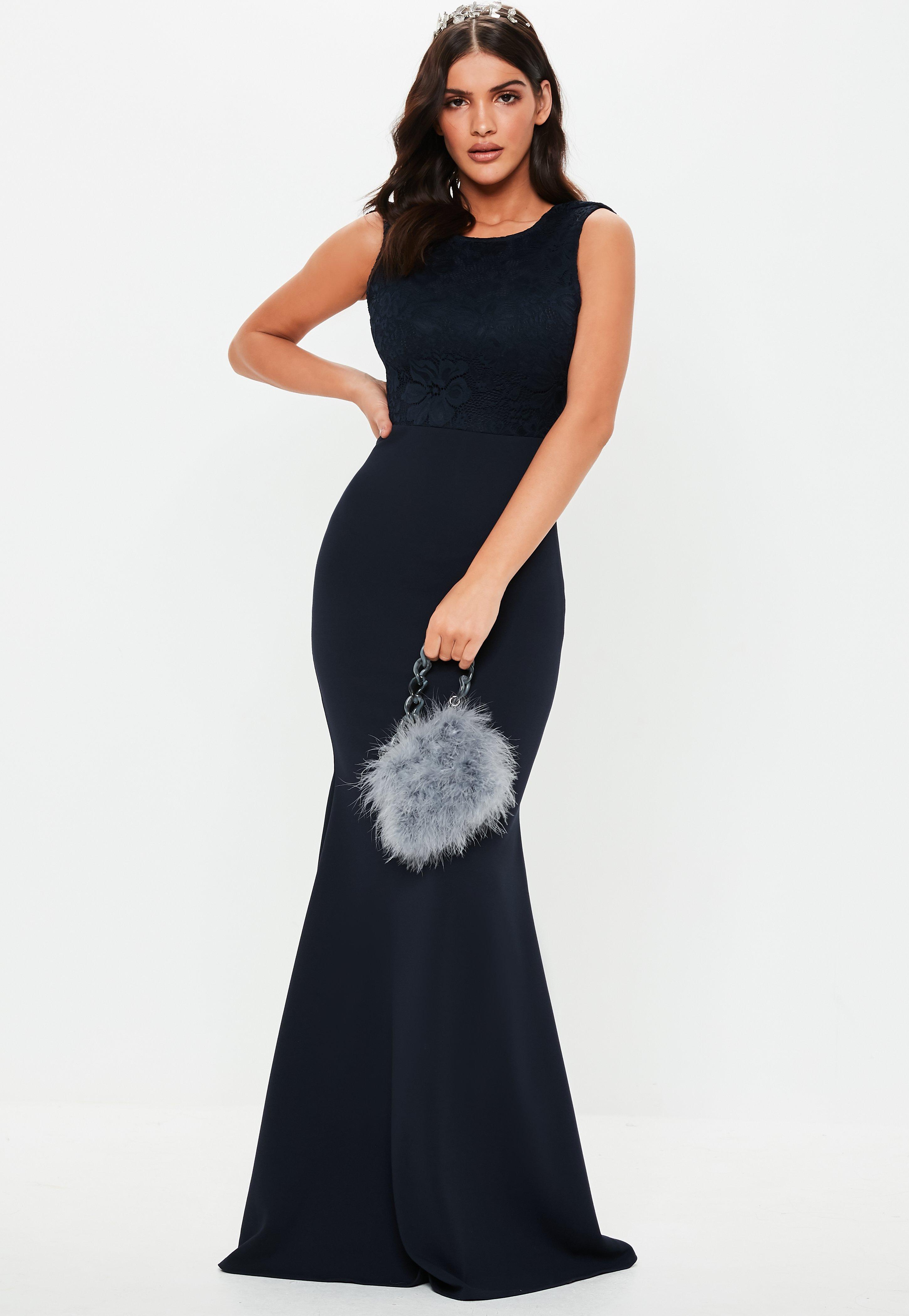 tall navy bridesmaid dresses