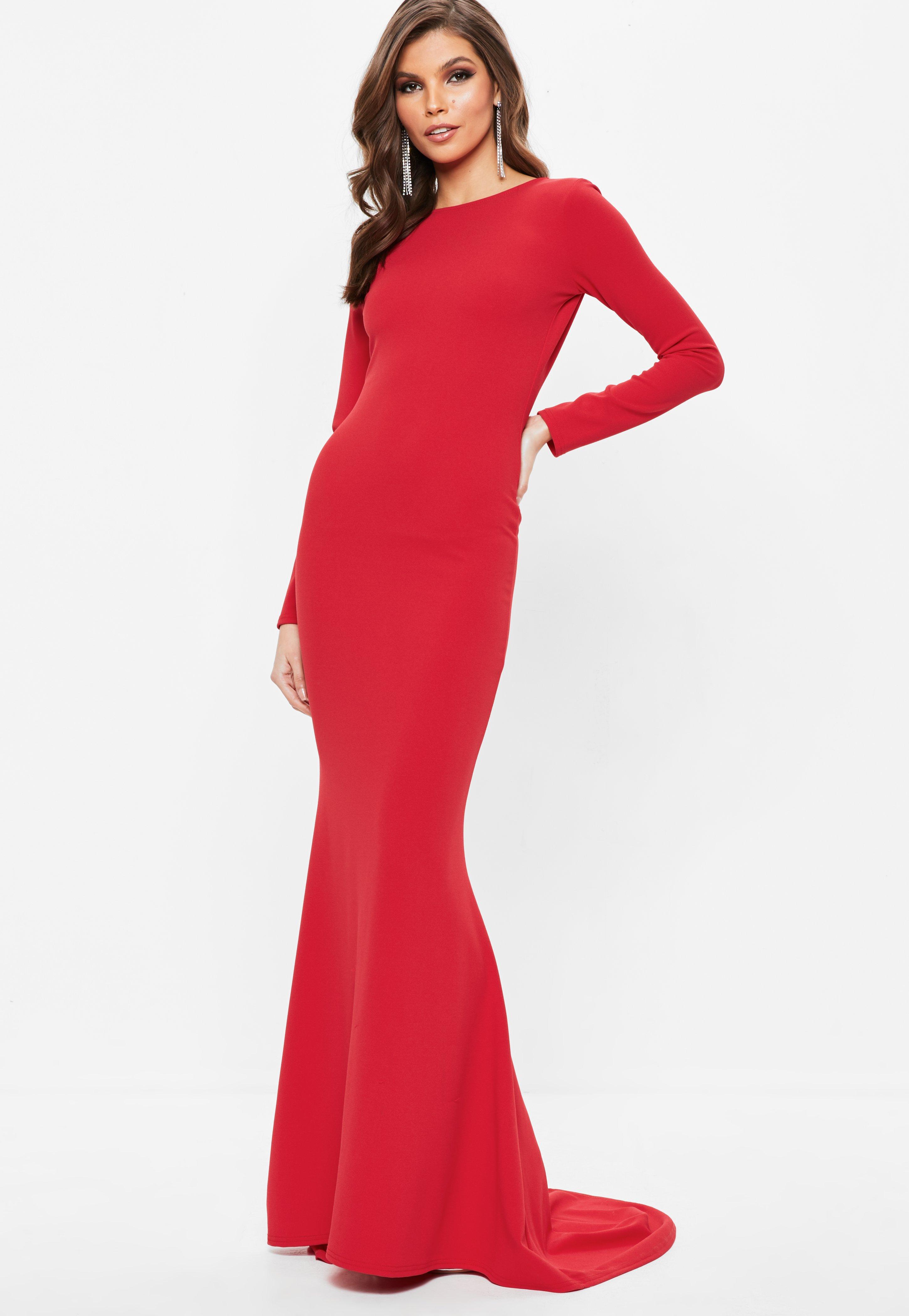 Fishtail Dress Long Sleeve Sweden, SAVE 