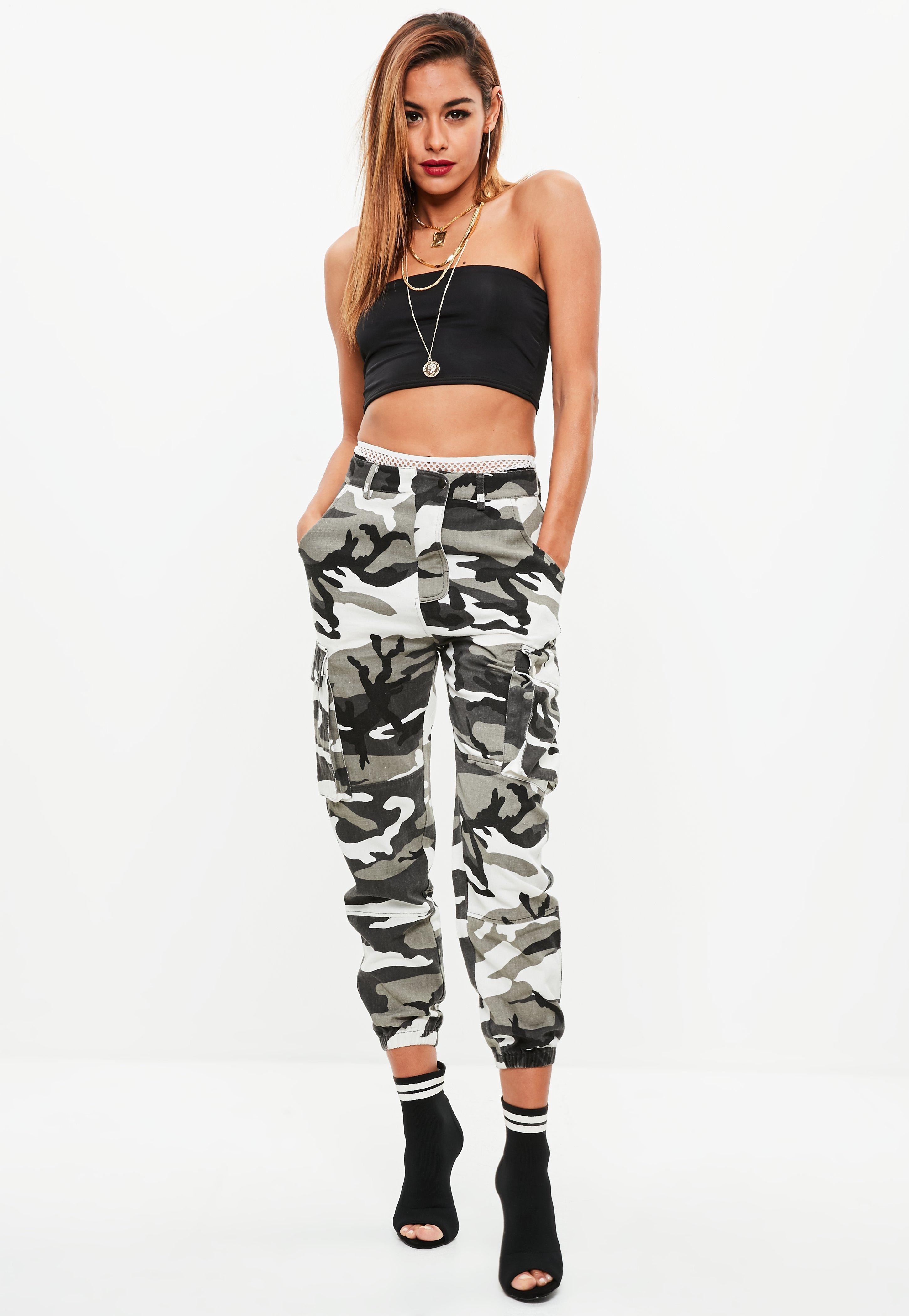 Petite Camo Trousers Flash Sales, 58 