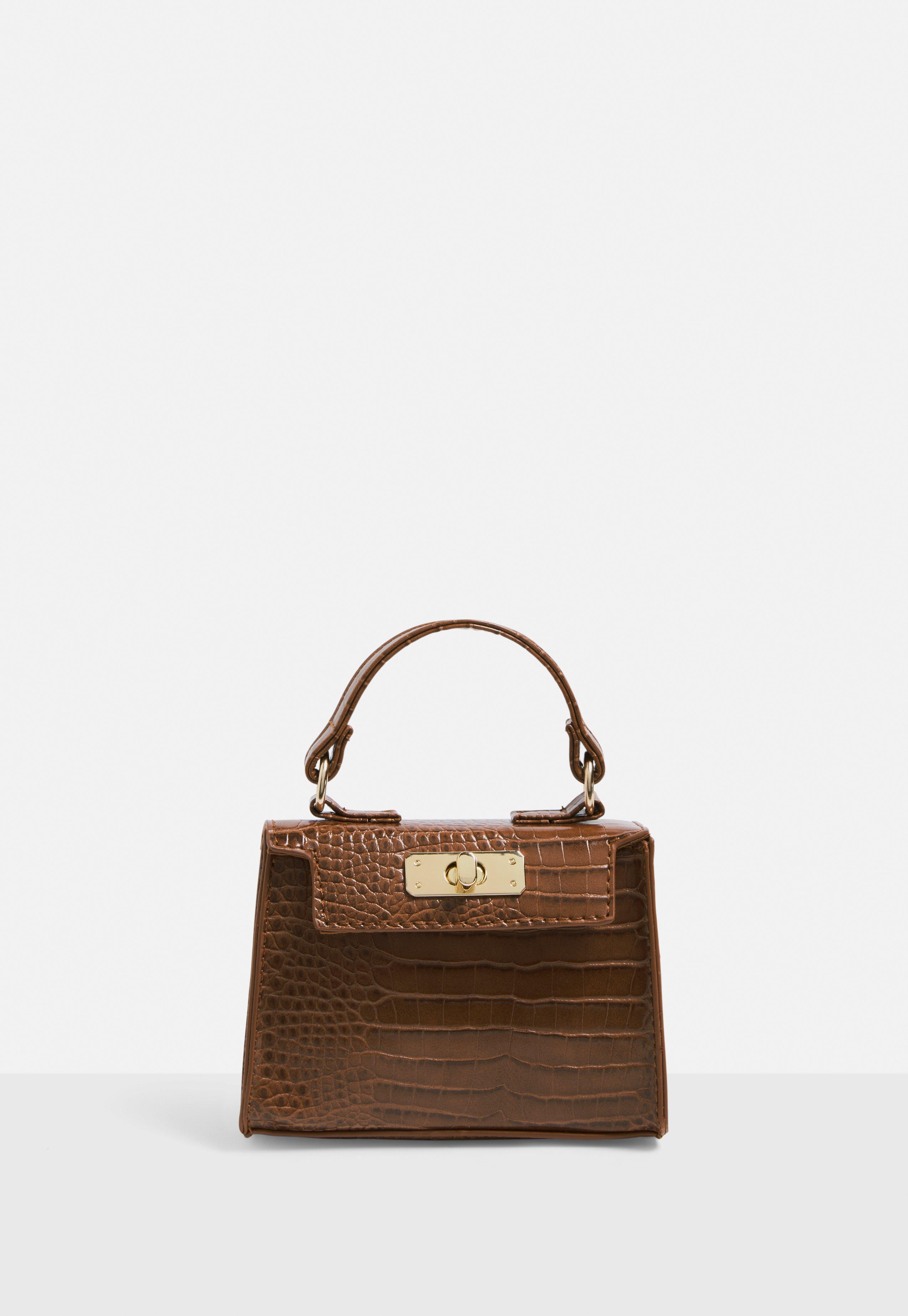 mini top handle purse