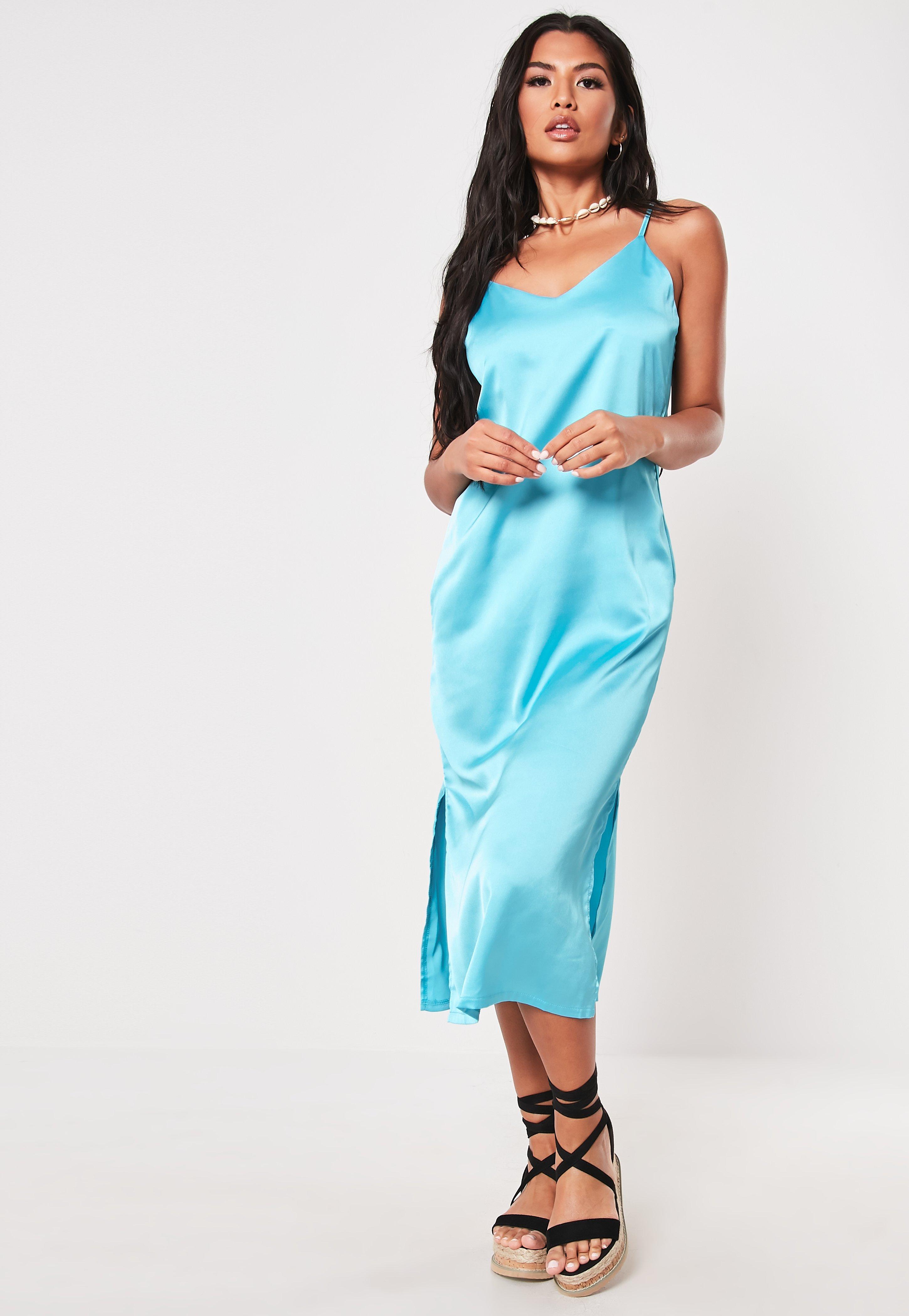 cami slip midi dress