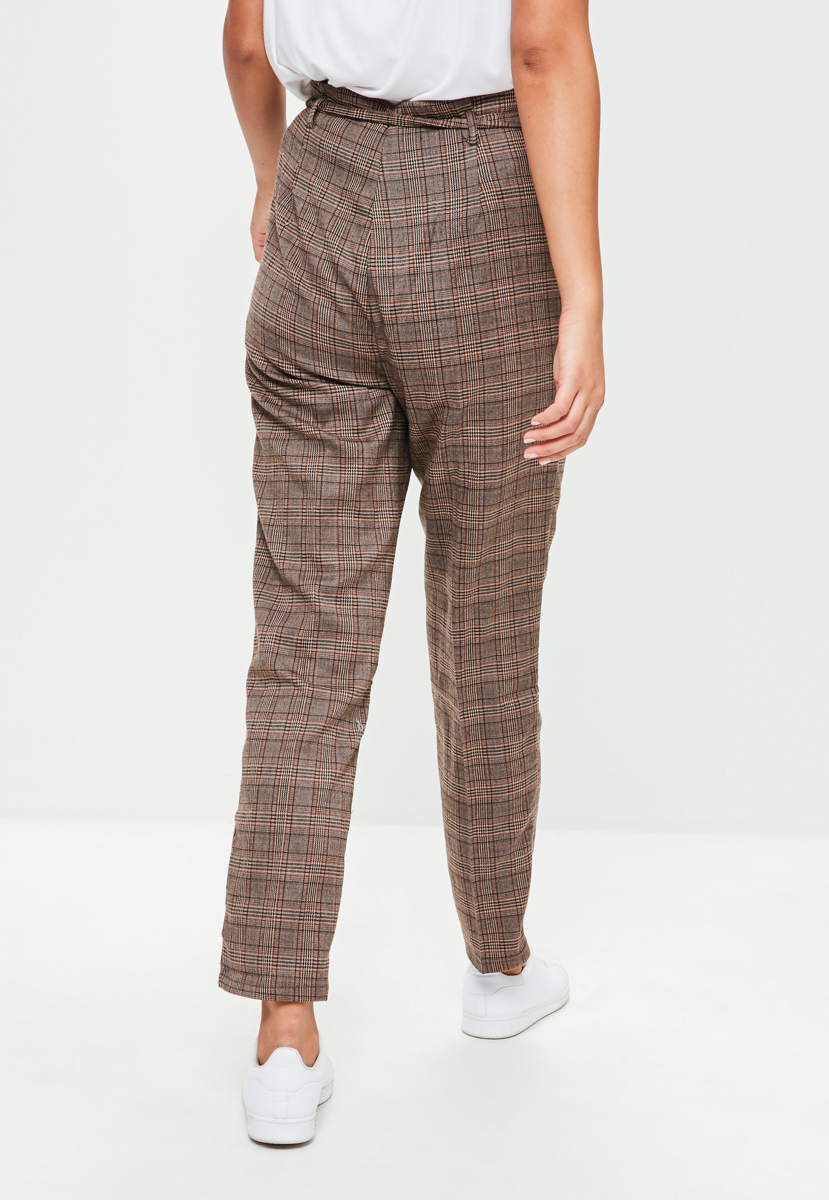 paper bag plaid pants