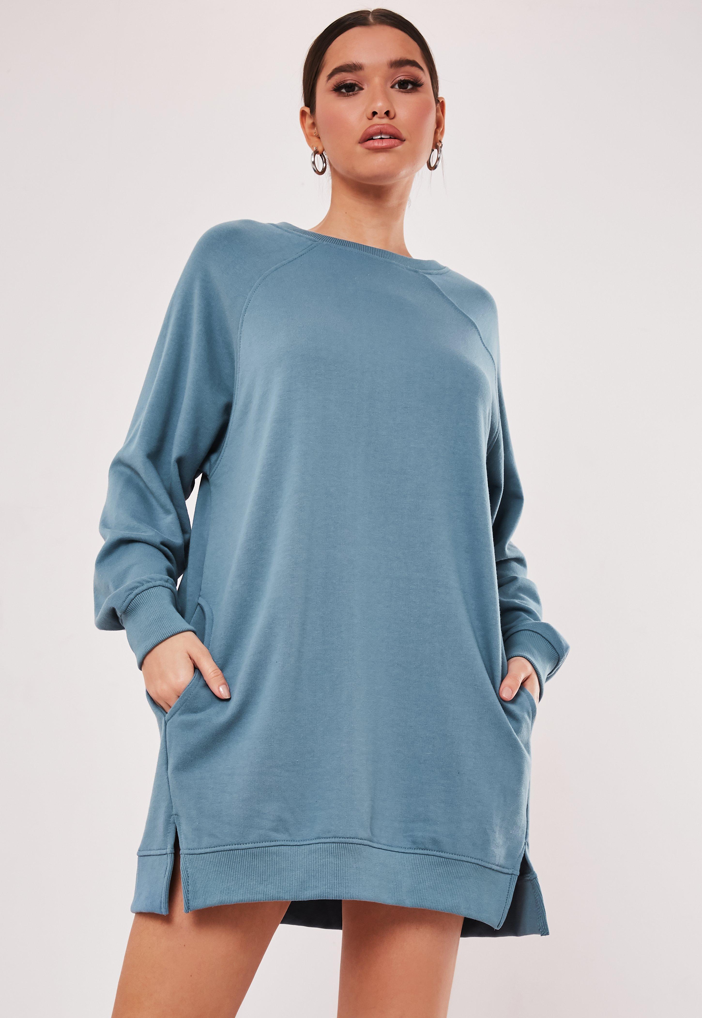 oversized sweater dress with pockets