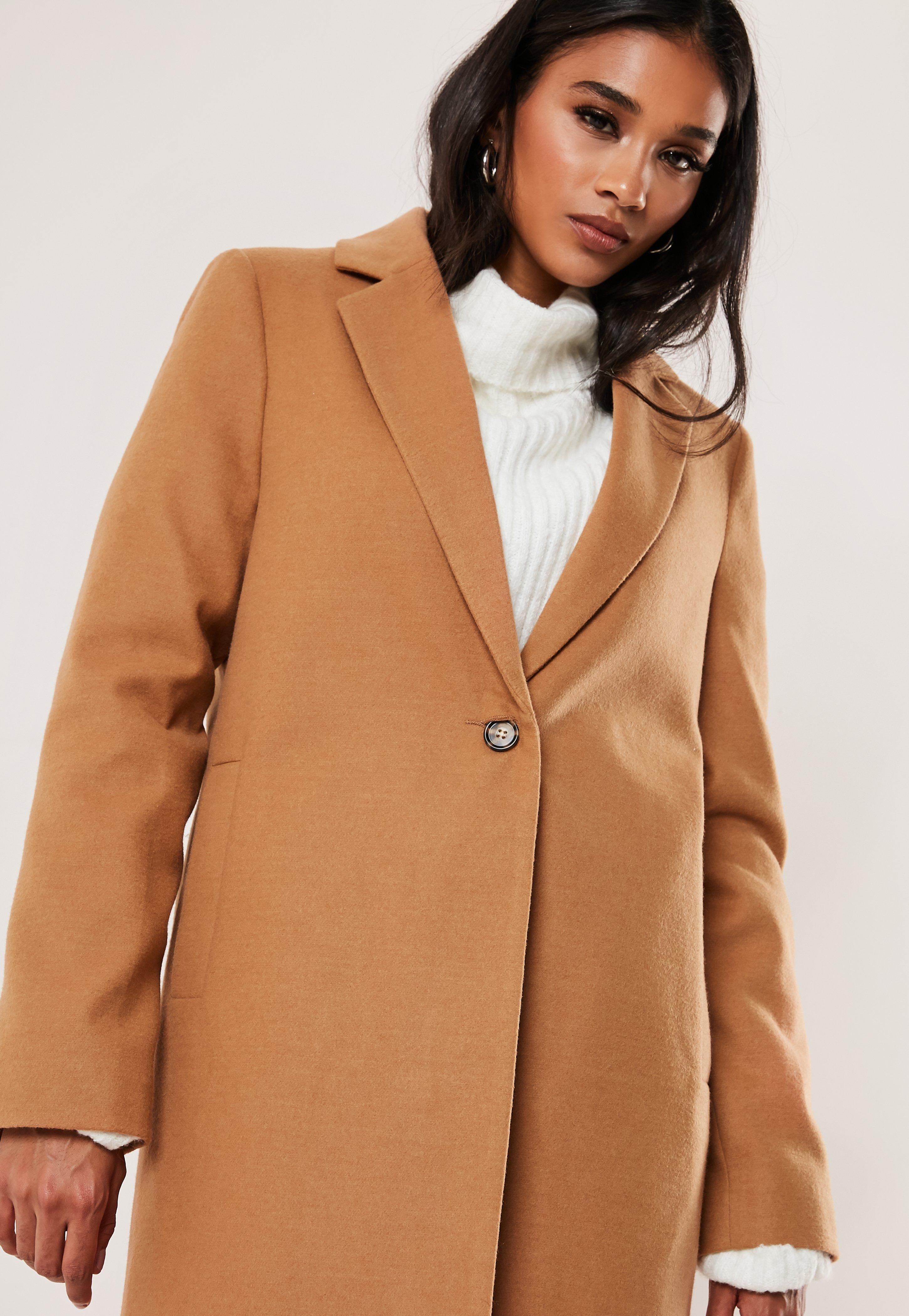 camel formal coat