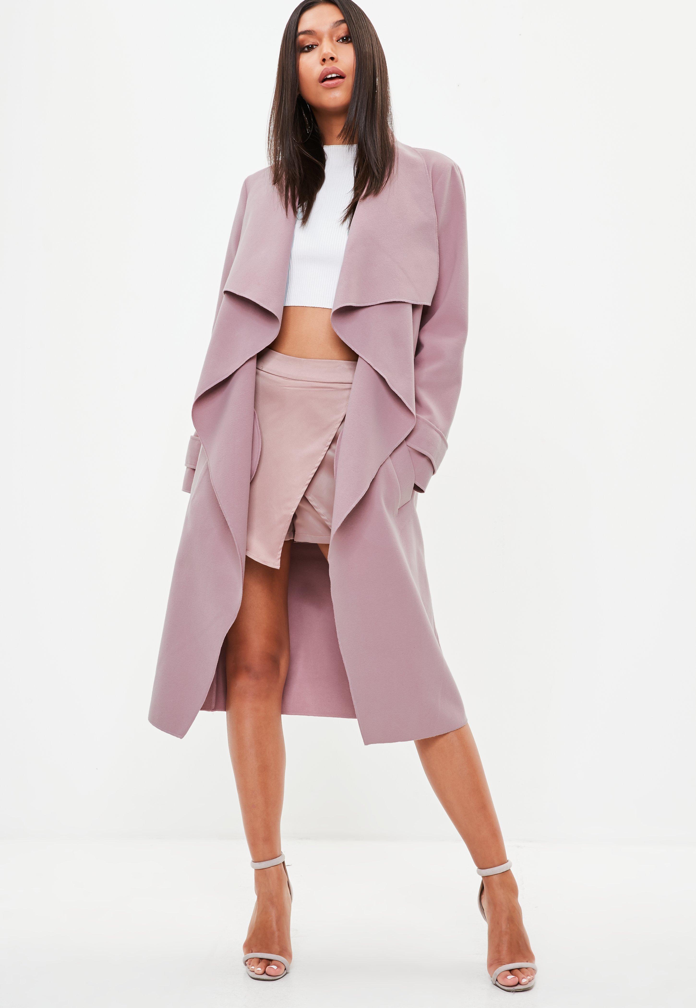 oversized waterfall duster coat