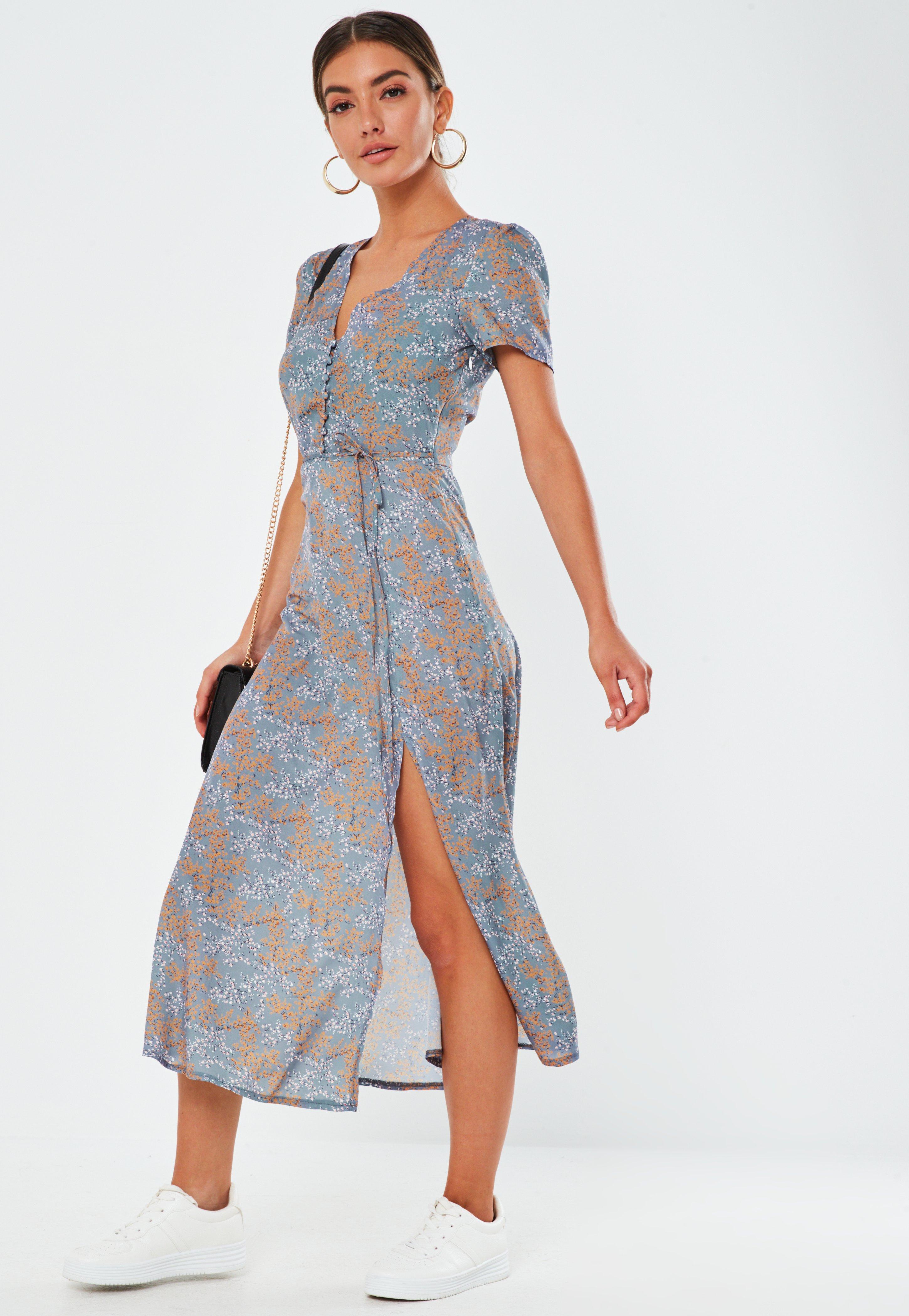 petite midi tea dress