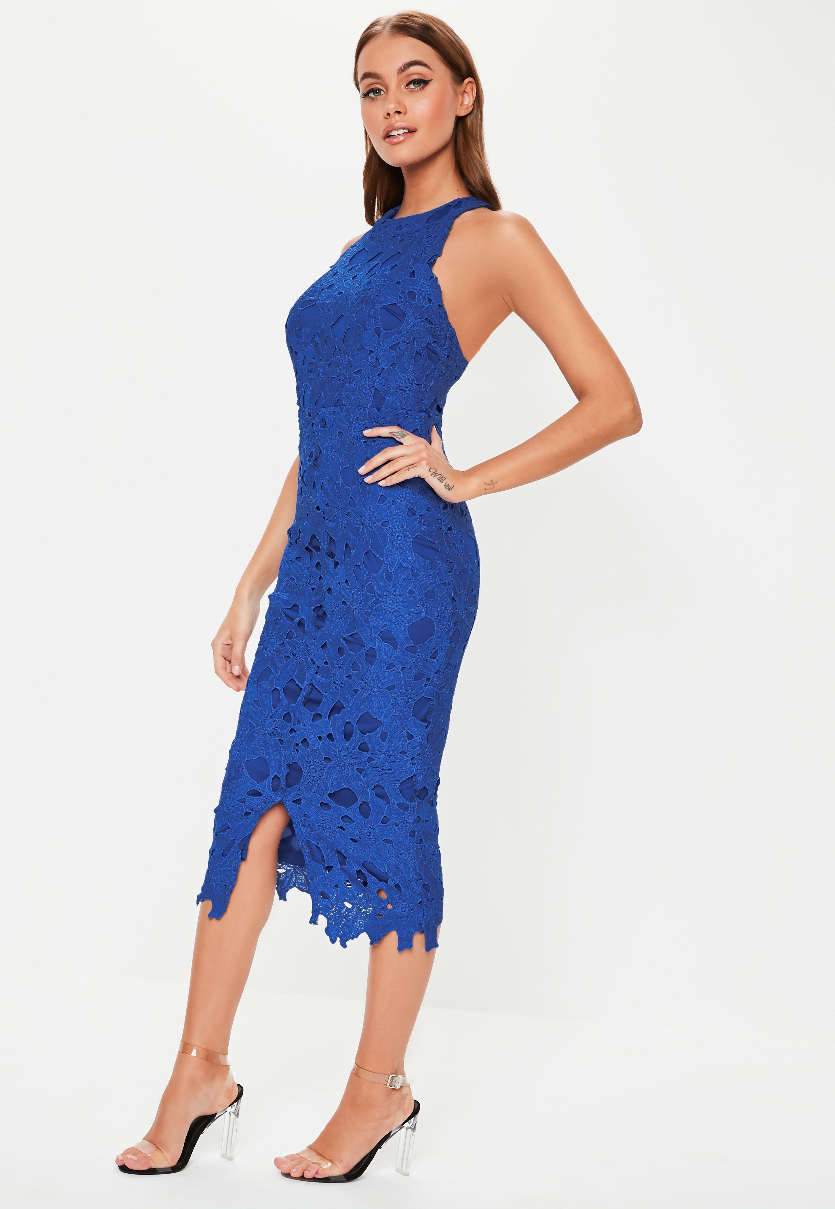 blue lace midi