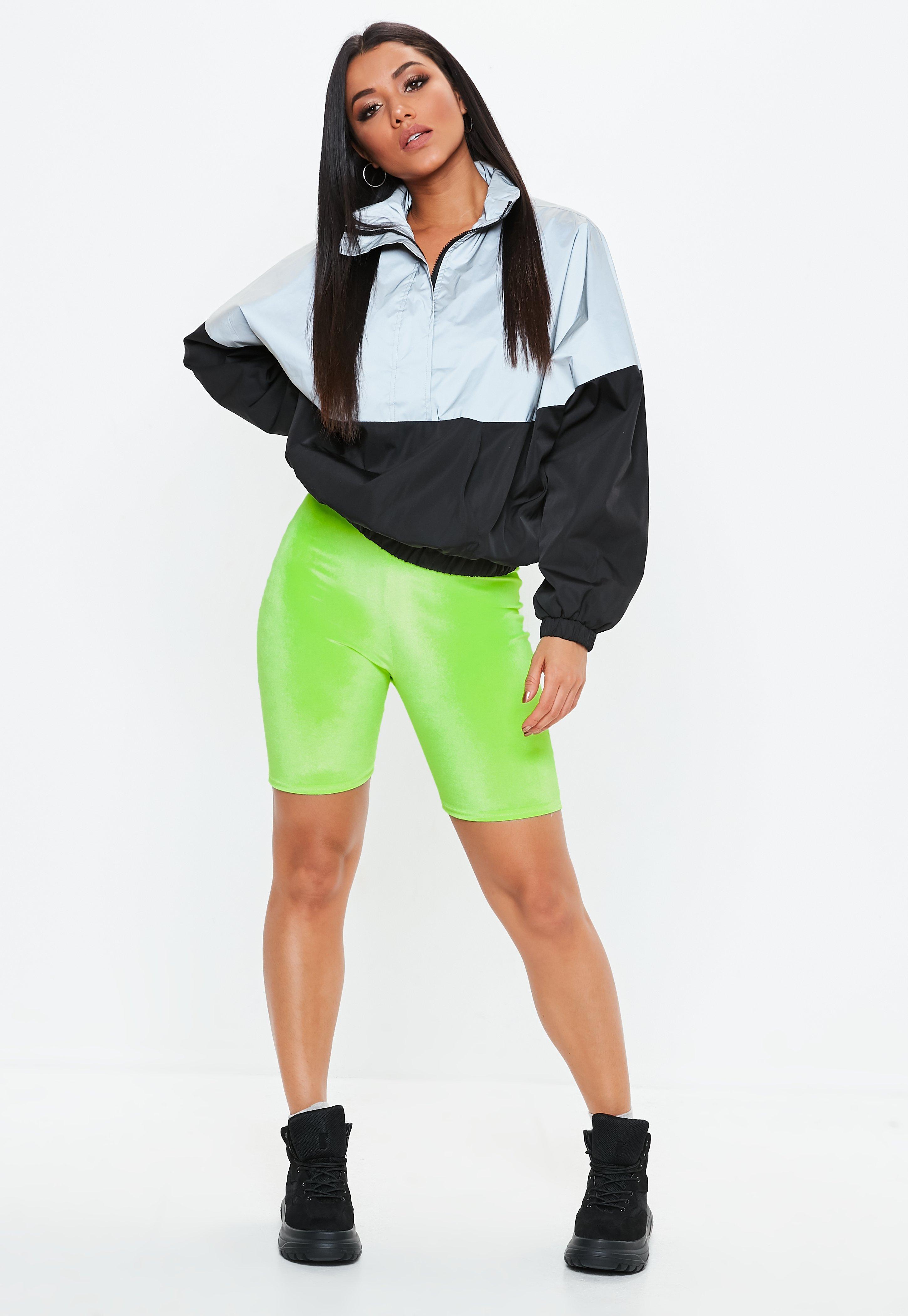 lime green cycling shorts