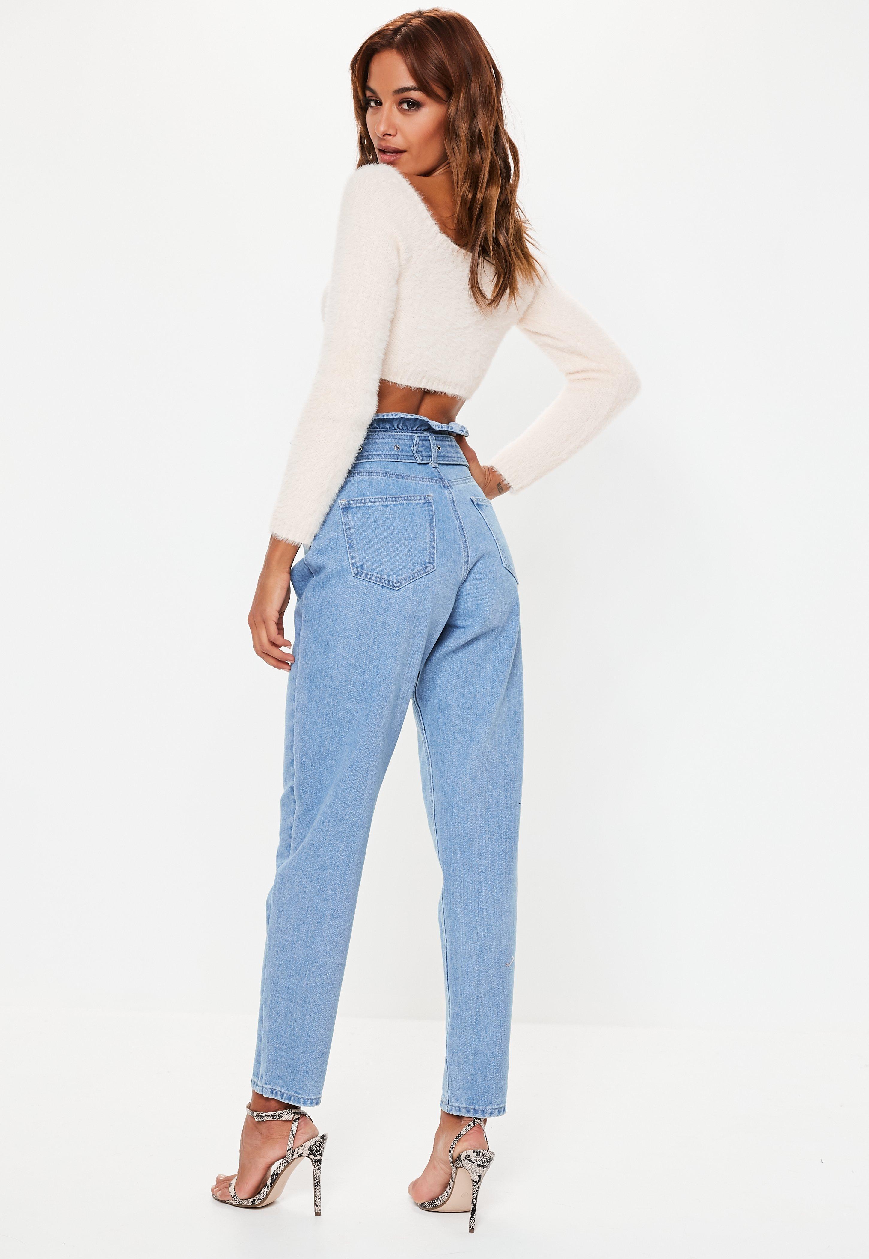missguided paperbag jeans