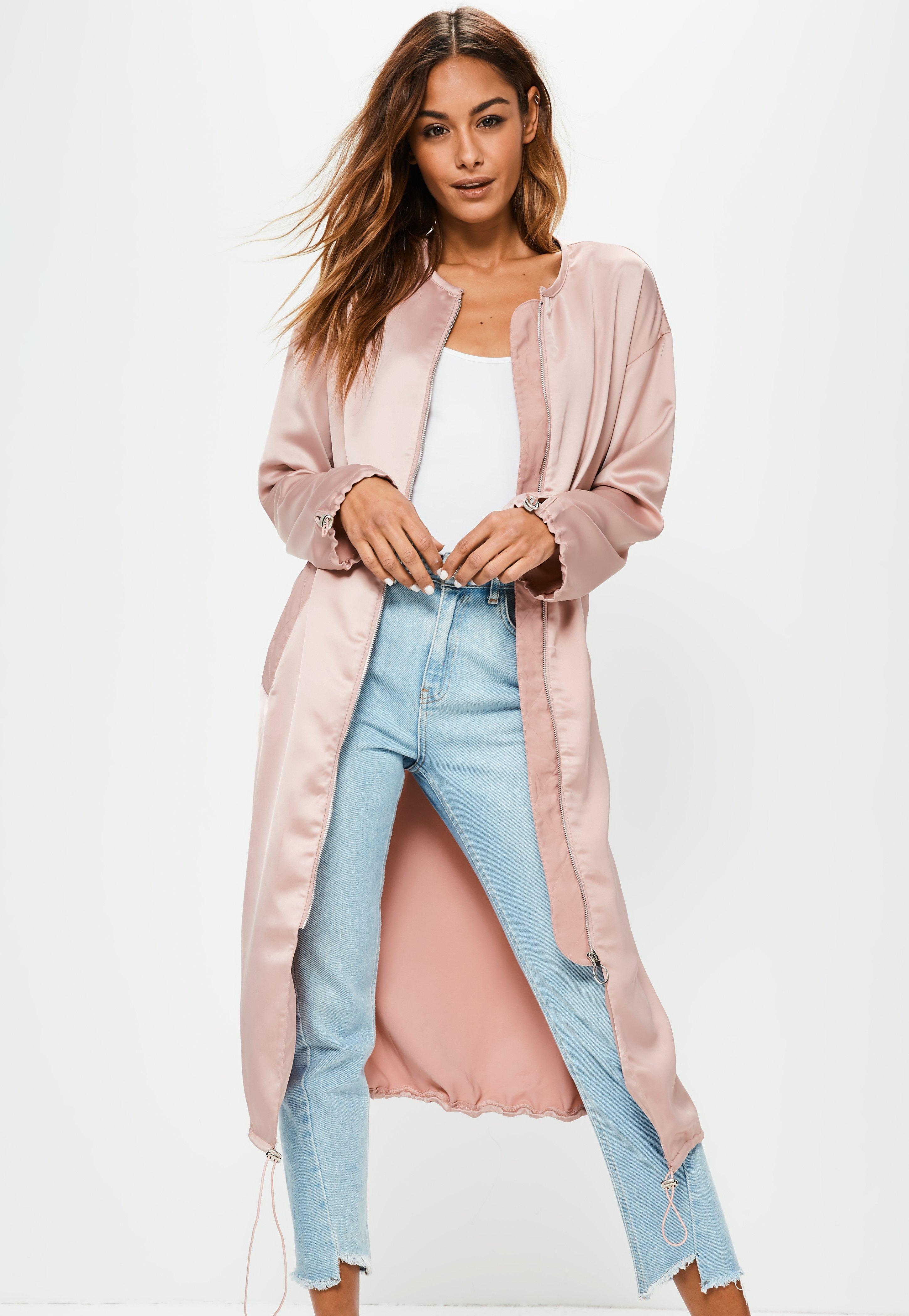 silky duster coat