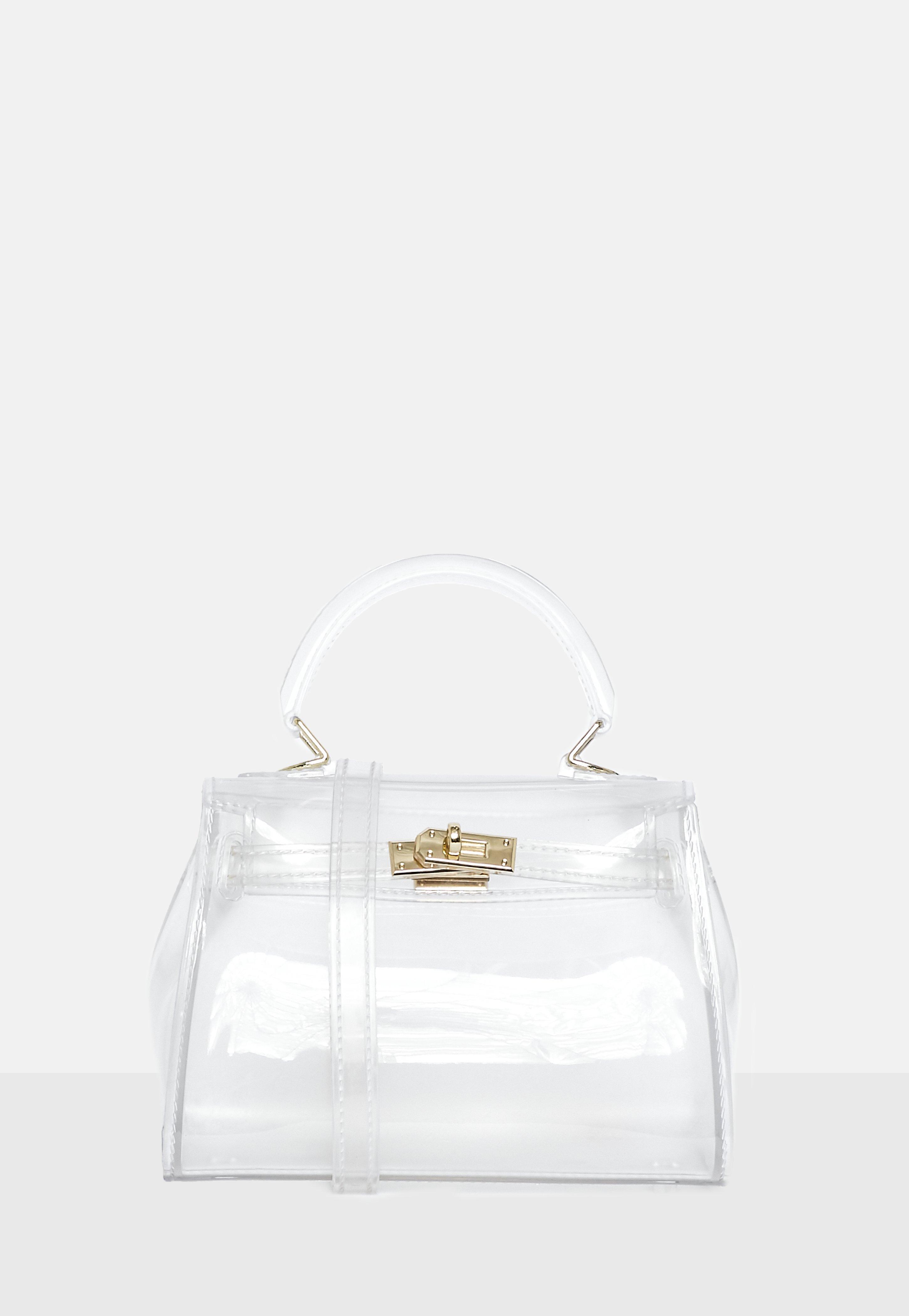 white mini handbag