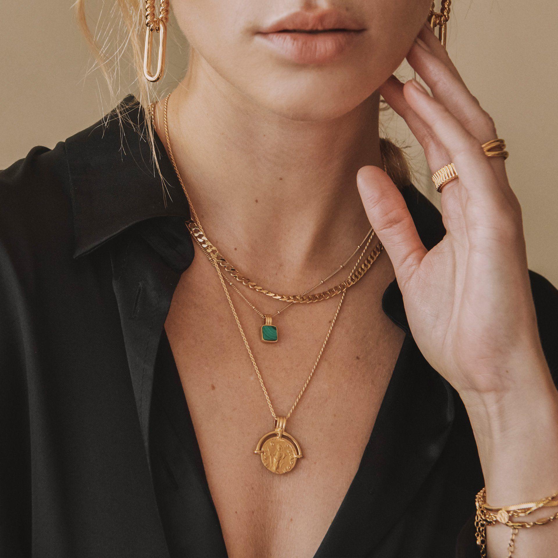 Missoma Lucy Williams Gold Roman Arc 