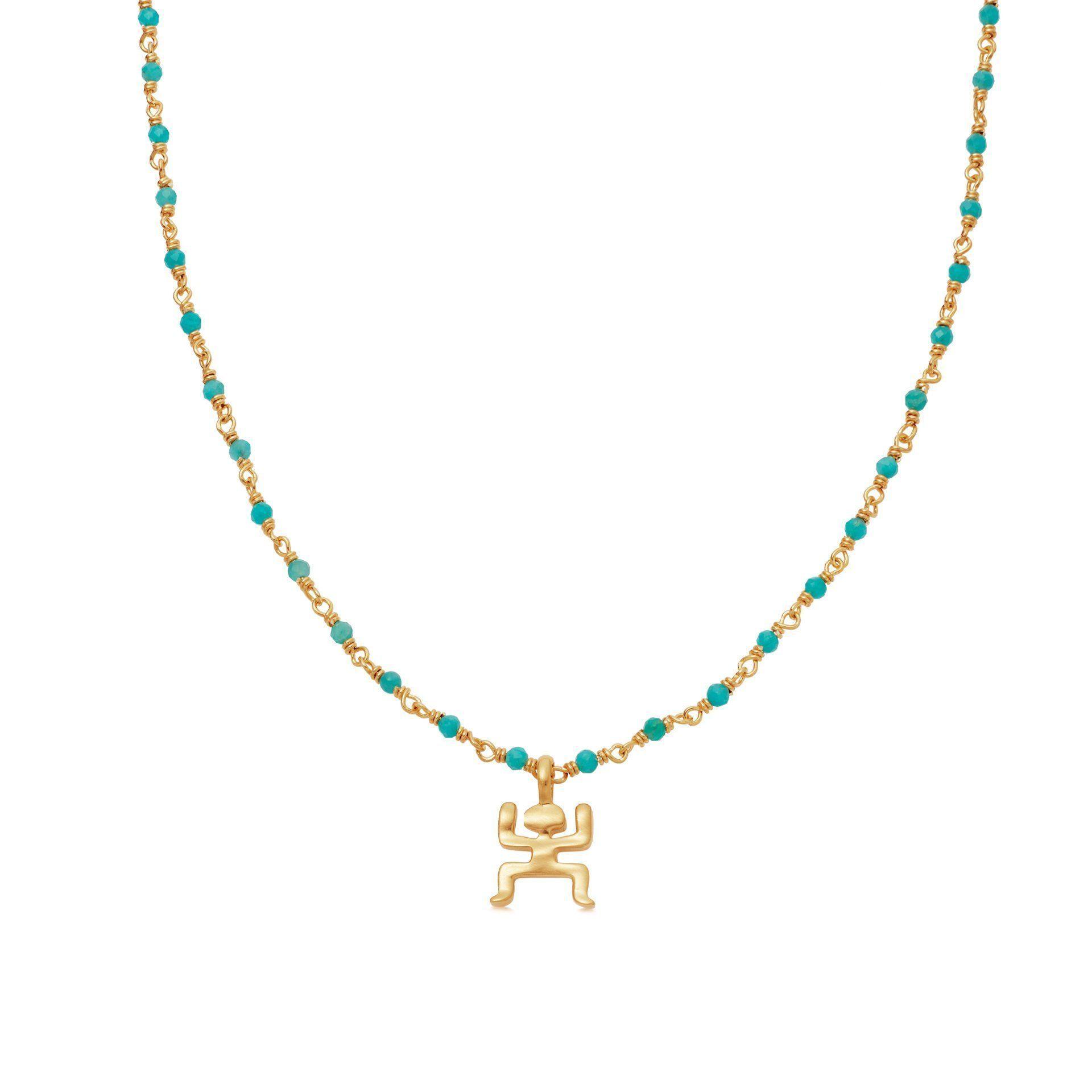 Missoma Amazonite Gold Aurelio Beaded 
