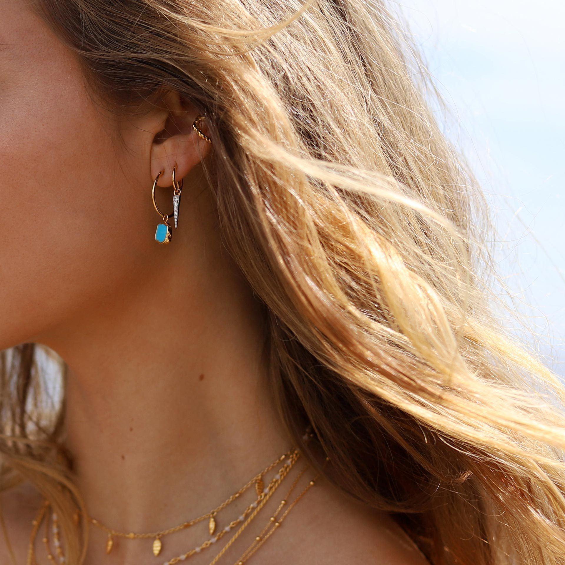 Missoma Turquoise Earrings 2025 www.alhudapk