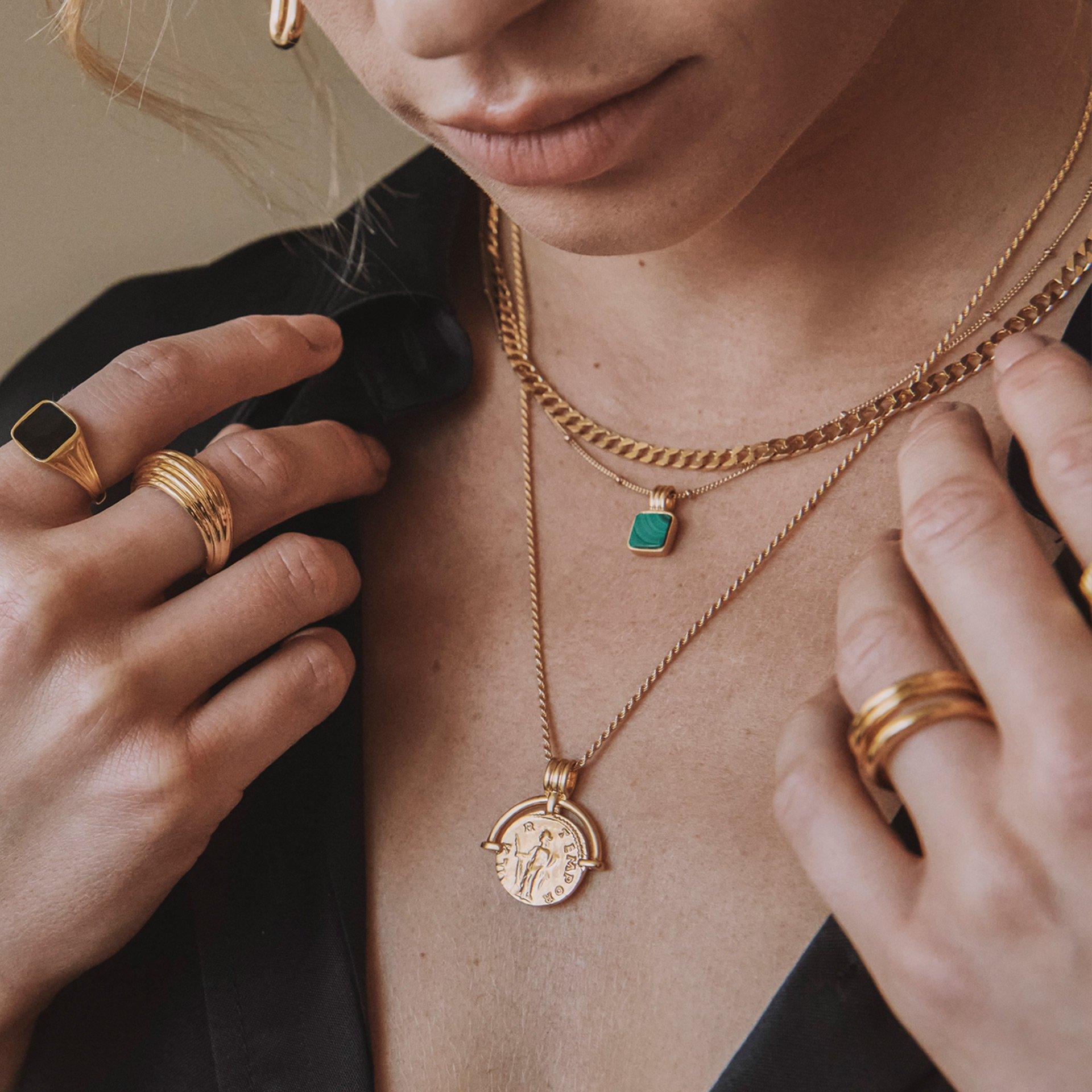 Missoma Lucy Williams Gold Roman Arc 