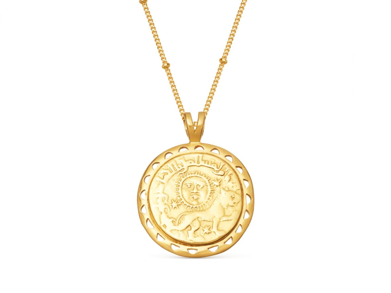 Missoma Lucy Williams X Rising Sun Medallion Necklace in Metallic - Lyst