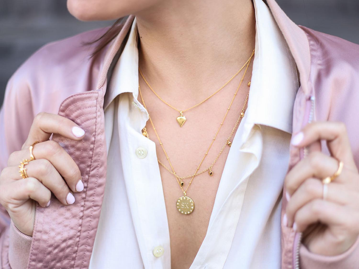 Missoma Rose Quartz Necklace on Sale 