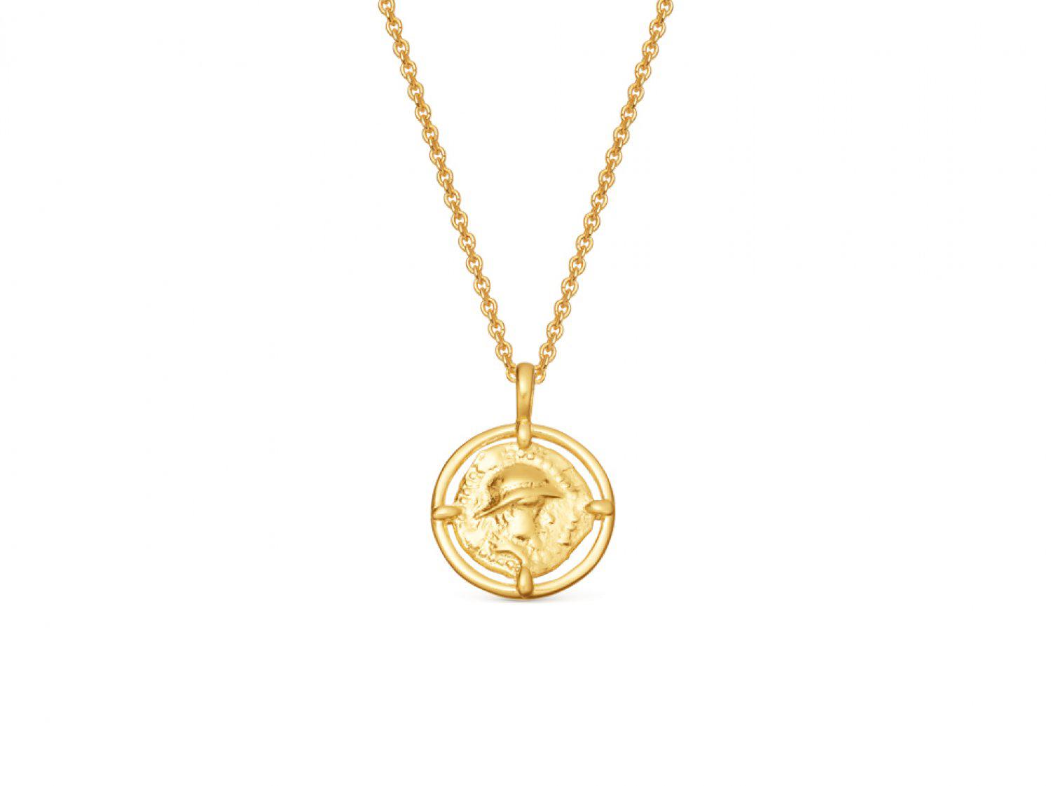 Missoma Lucy Williams X Mini Rope Coin Necklace in Metallic - Lyst